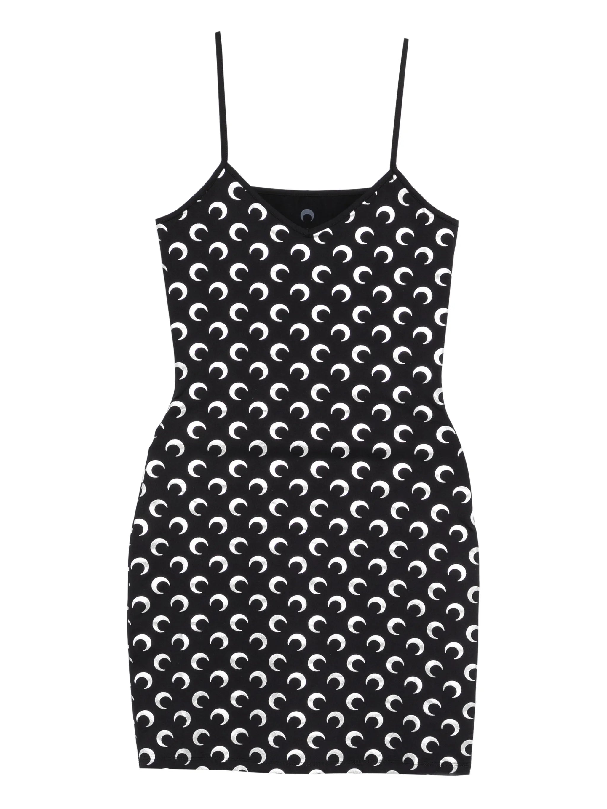 Moon-print mini dress
