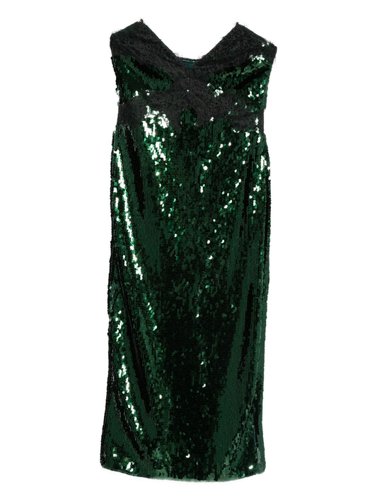 Ellen sequin lace midi dress