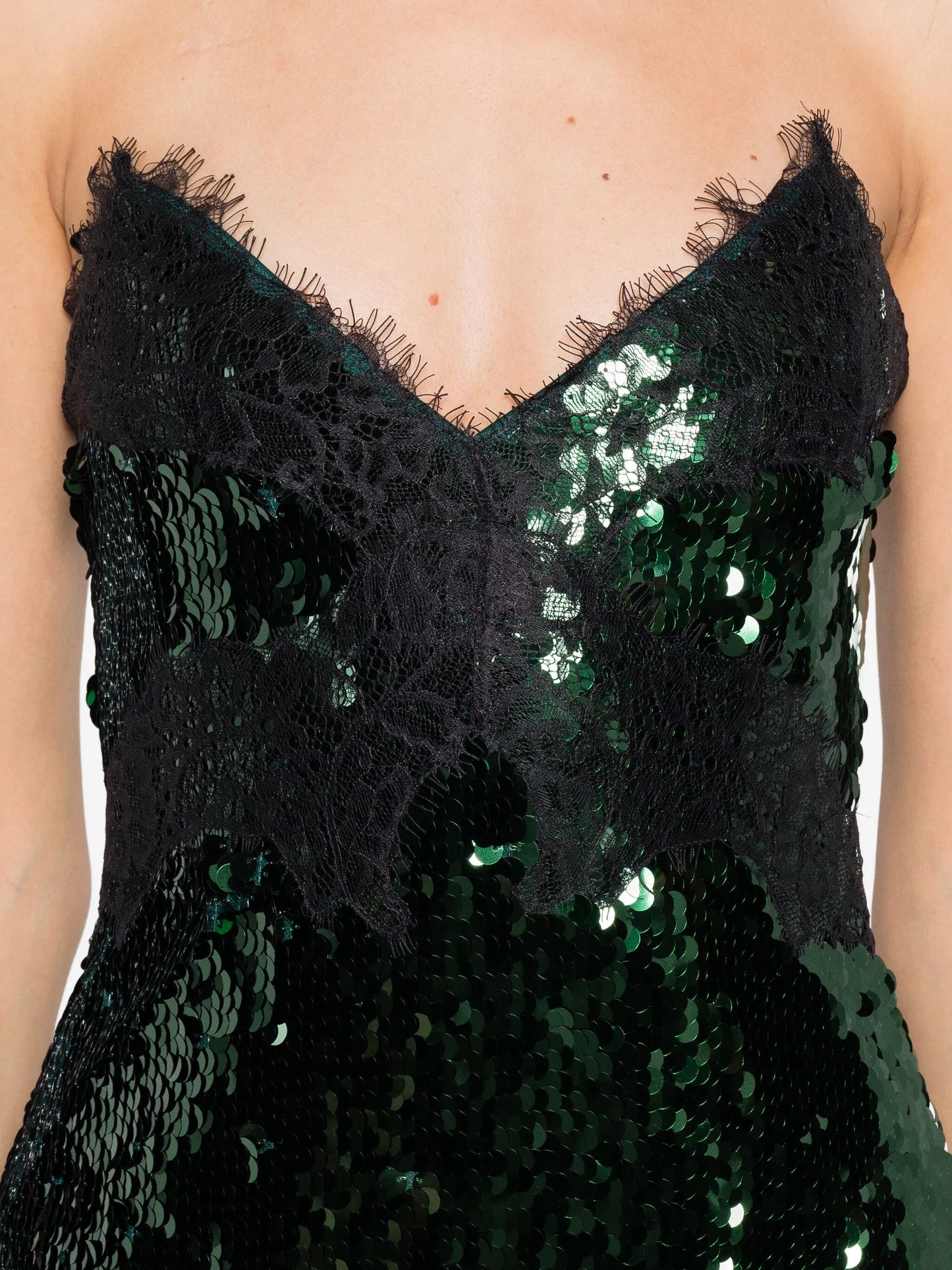 Ellen sequin lace midi dress