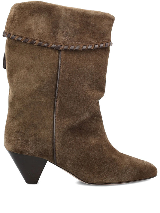 55mm Dalby braided-tassel boots