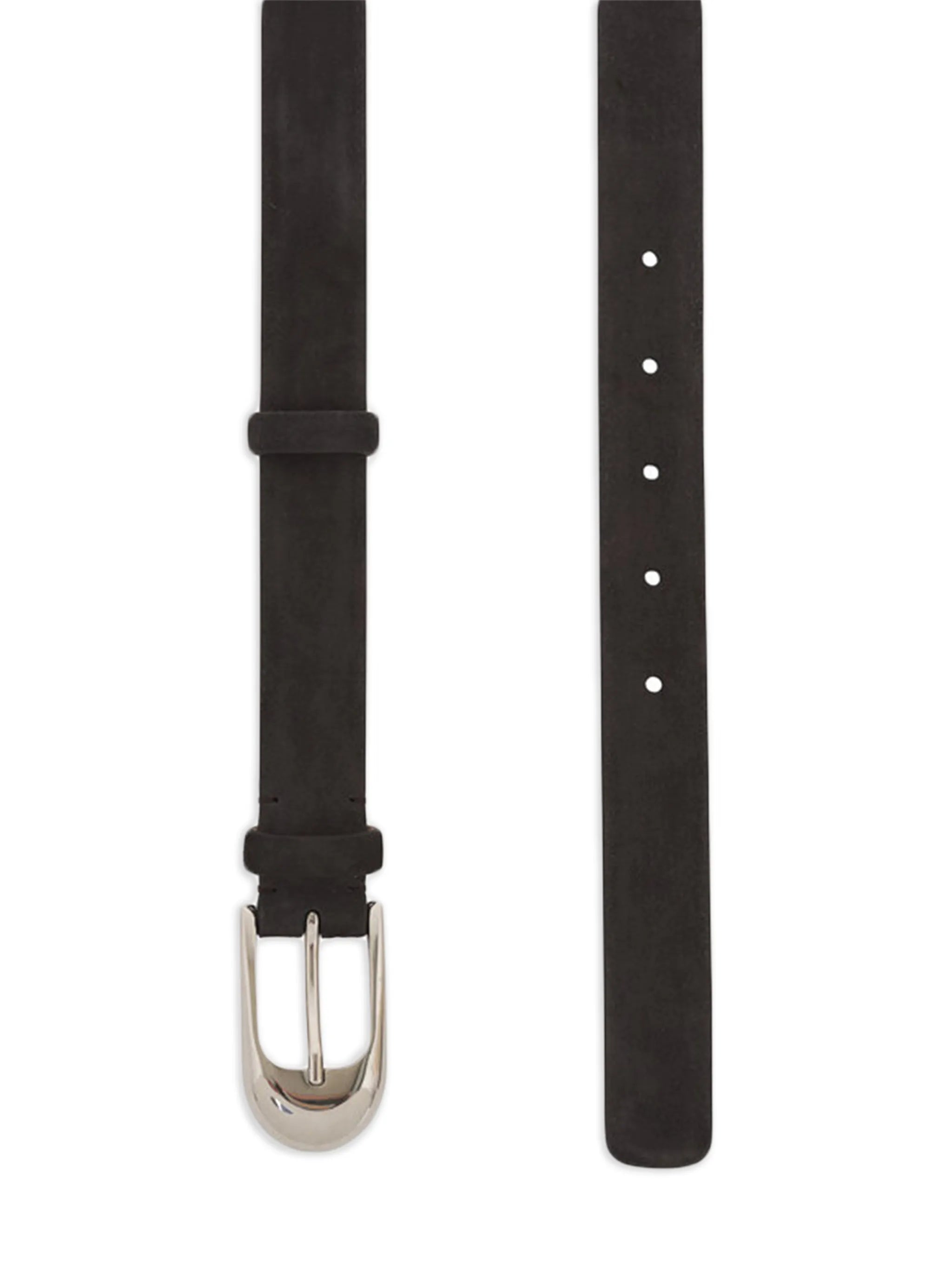 Dome leather belt