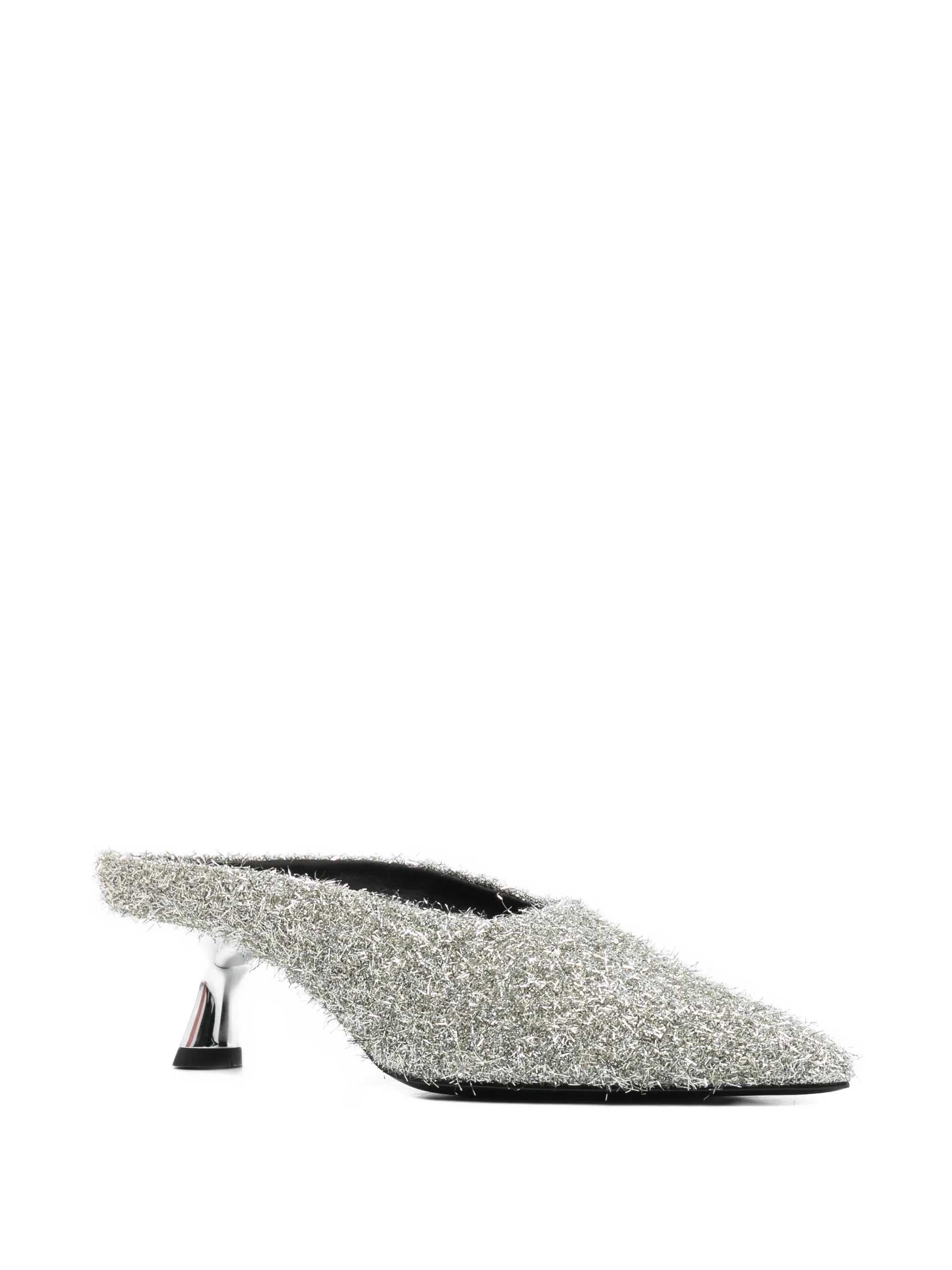 55mm pointed-toe heeled mules
