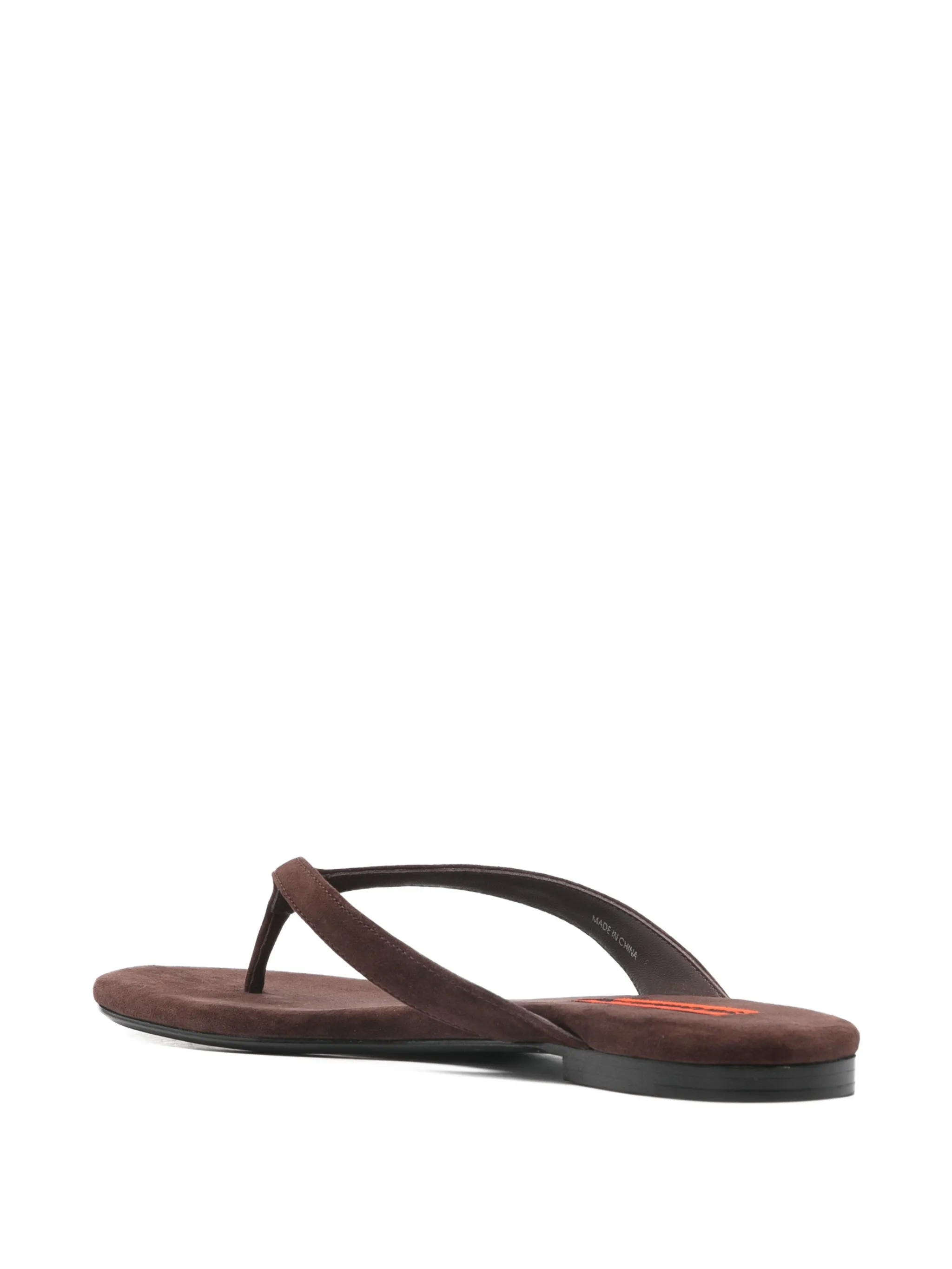 Riviera thong sandals in espresso