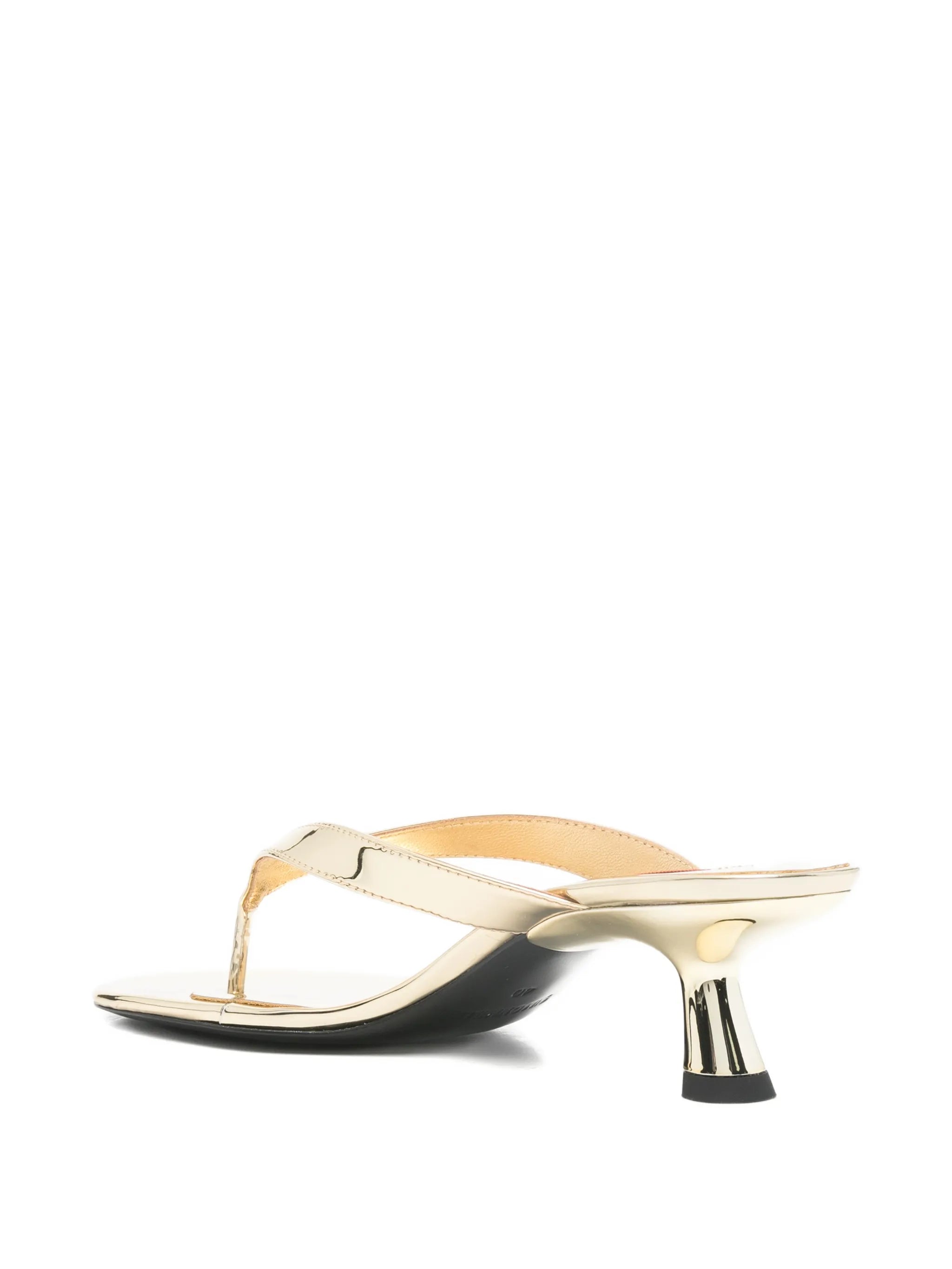 thong heel sandals