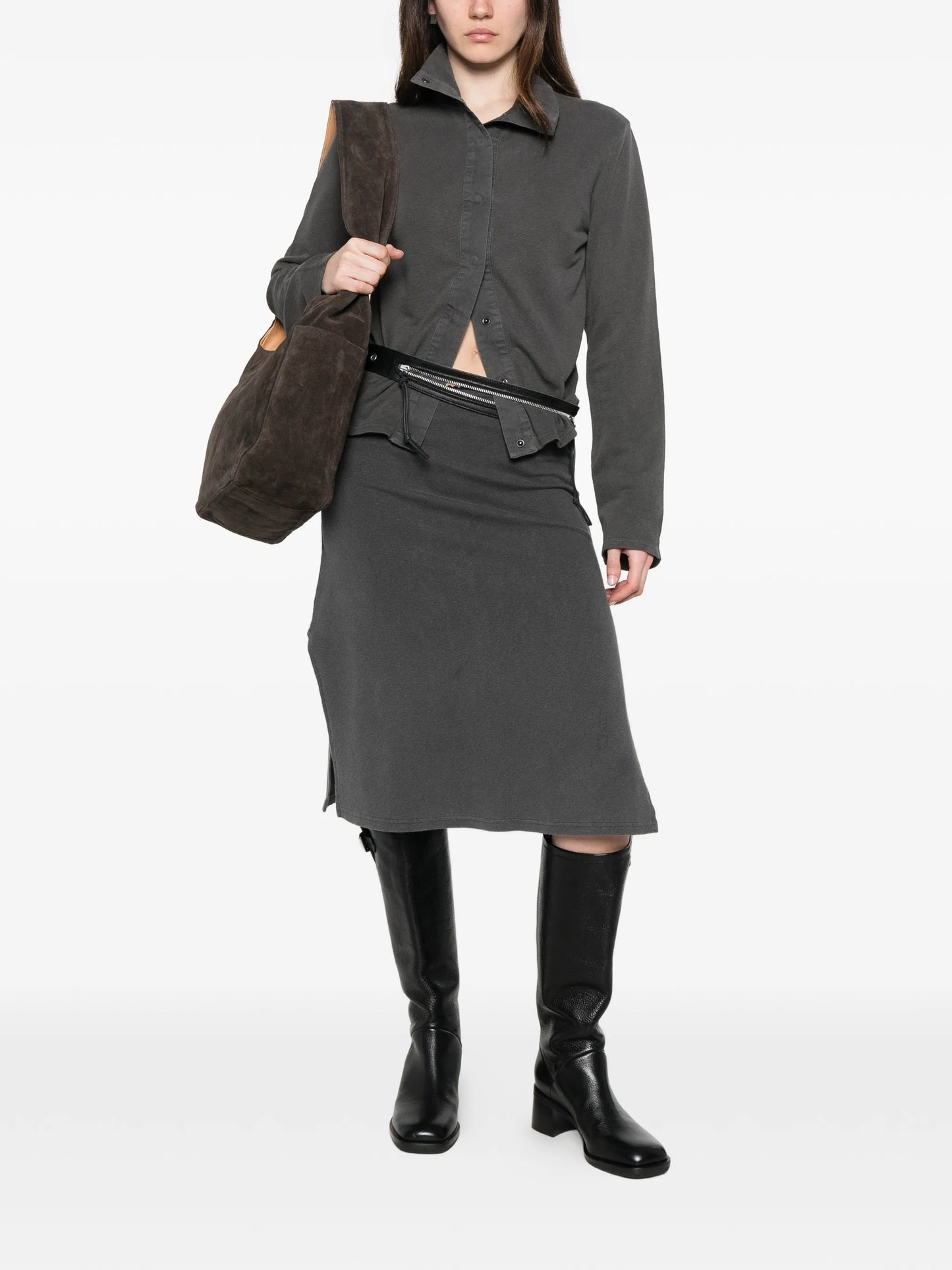 Tornado buttoned collared cardigan