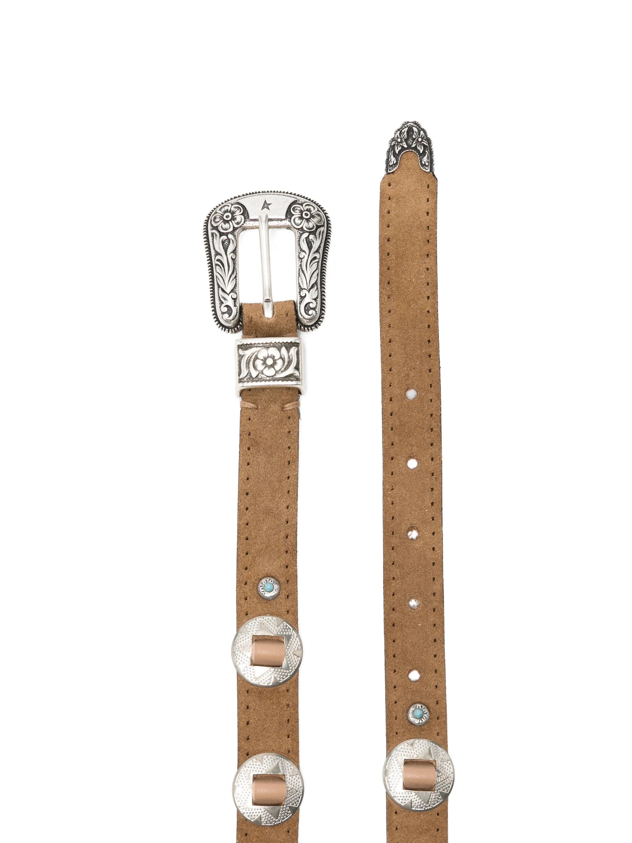thin Lace leather belt