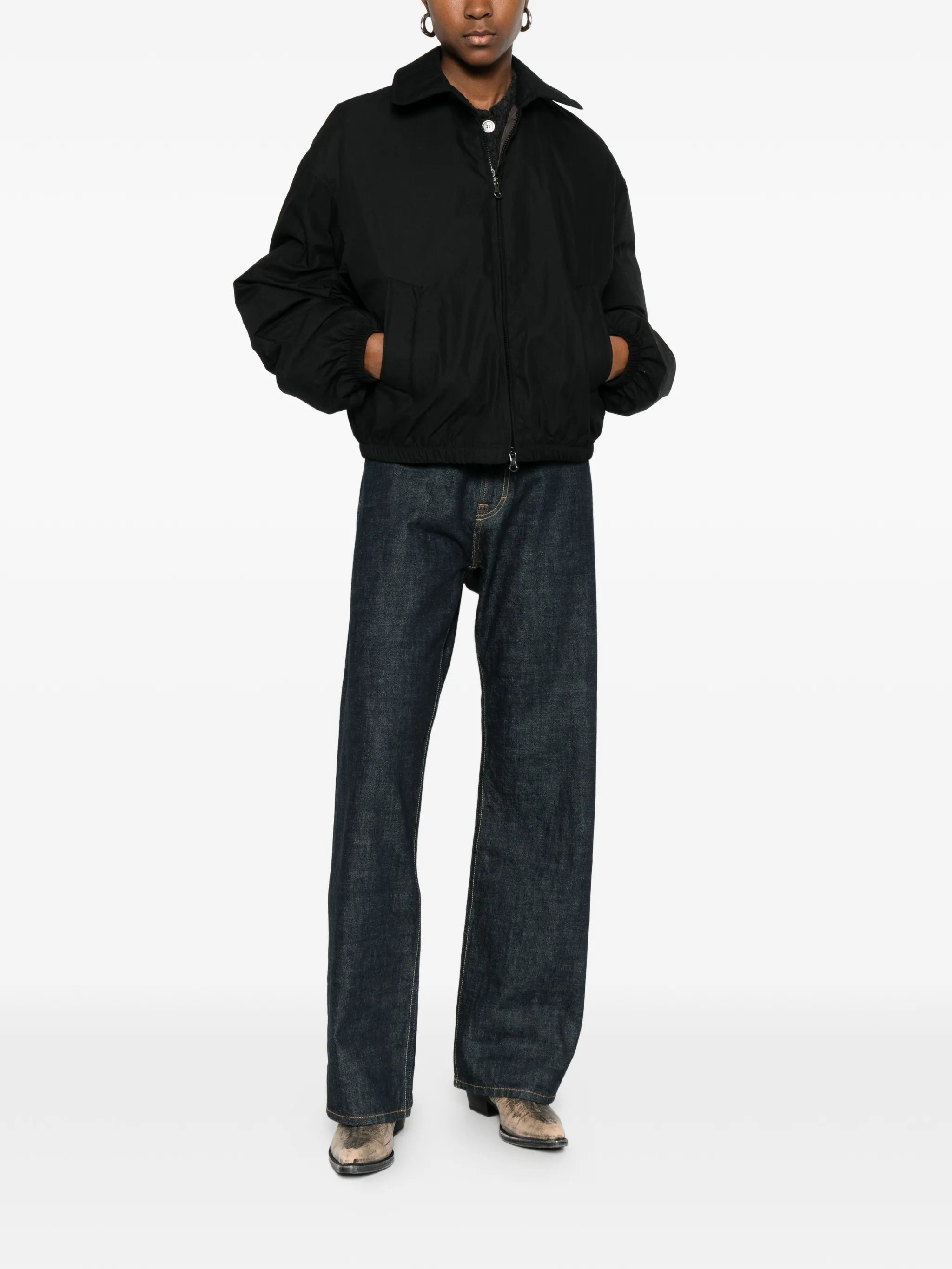 zip puffer jacket