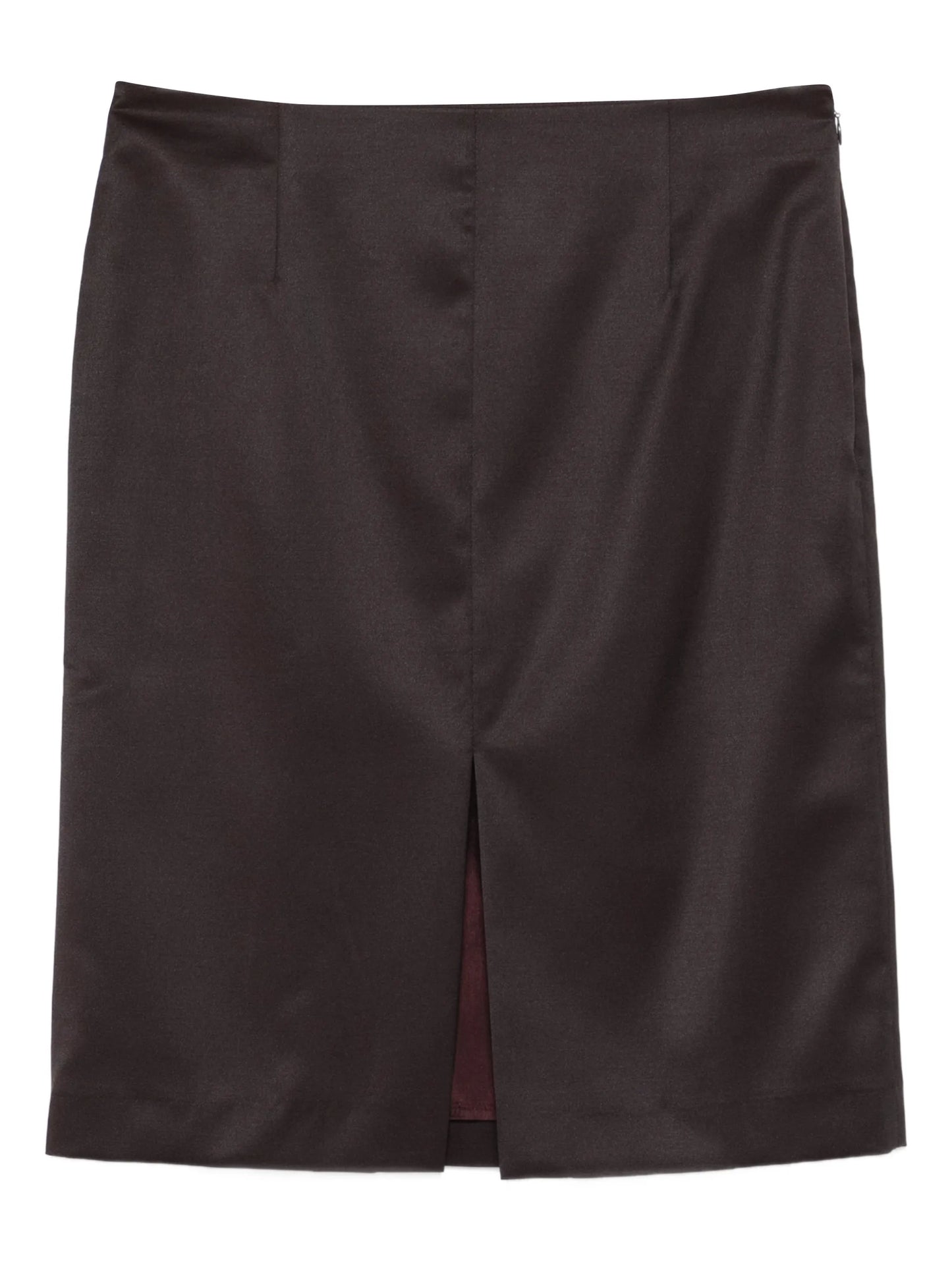 Siren front-split mini skirt