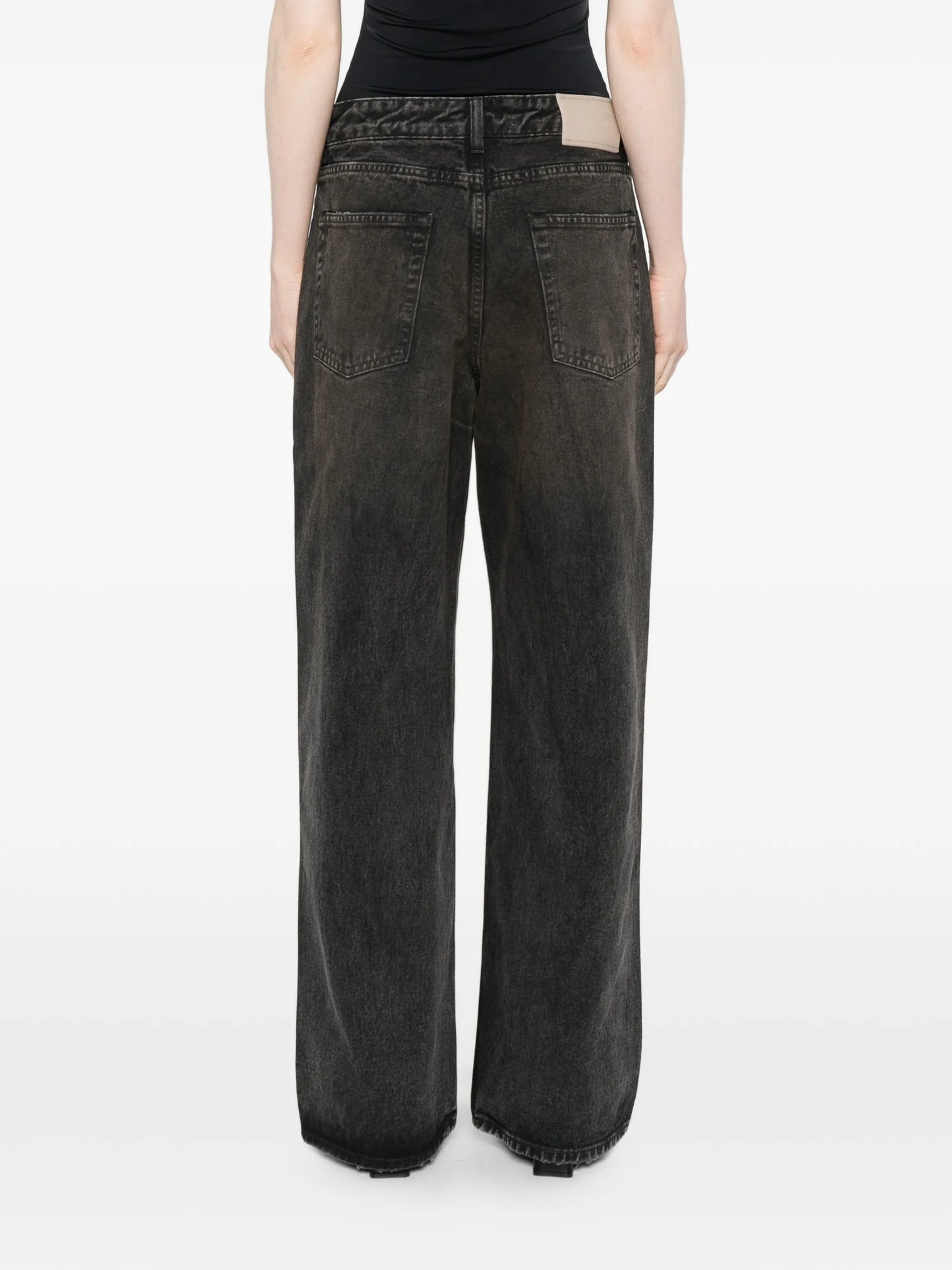 Full Cut washed-effect jeans