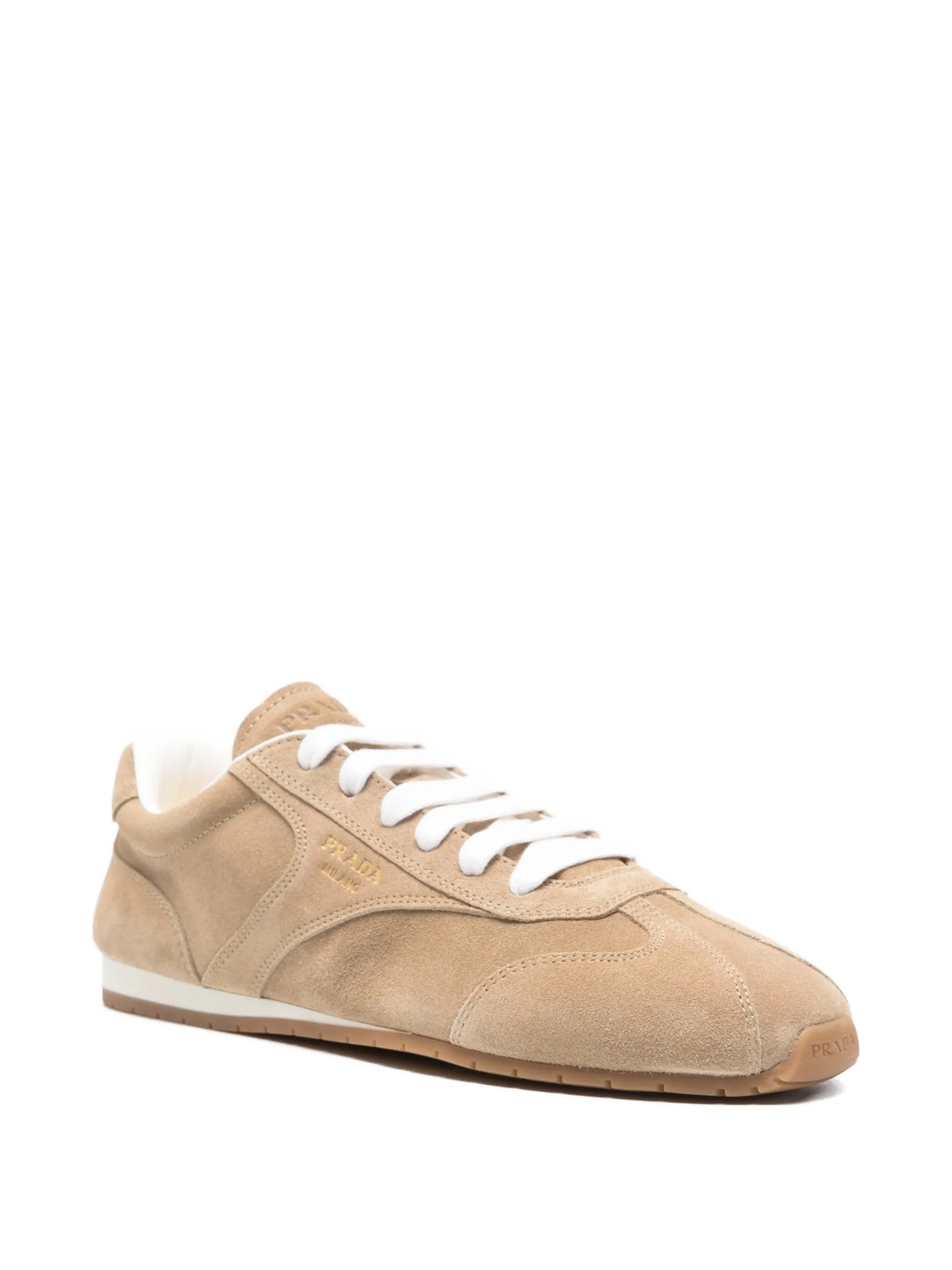 suede lace-up sneakers
