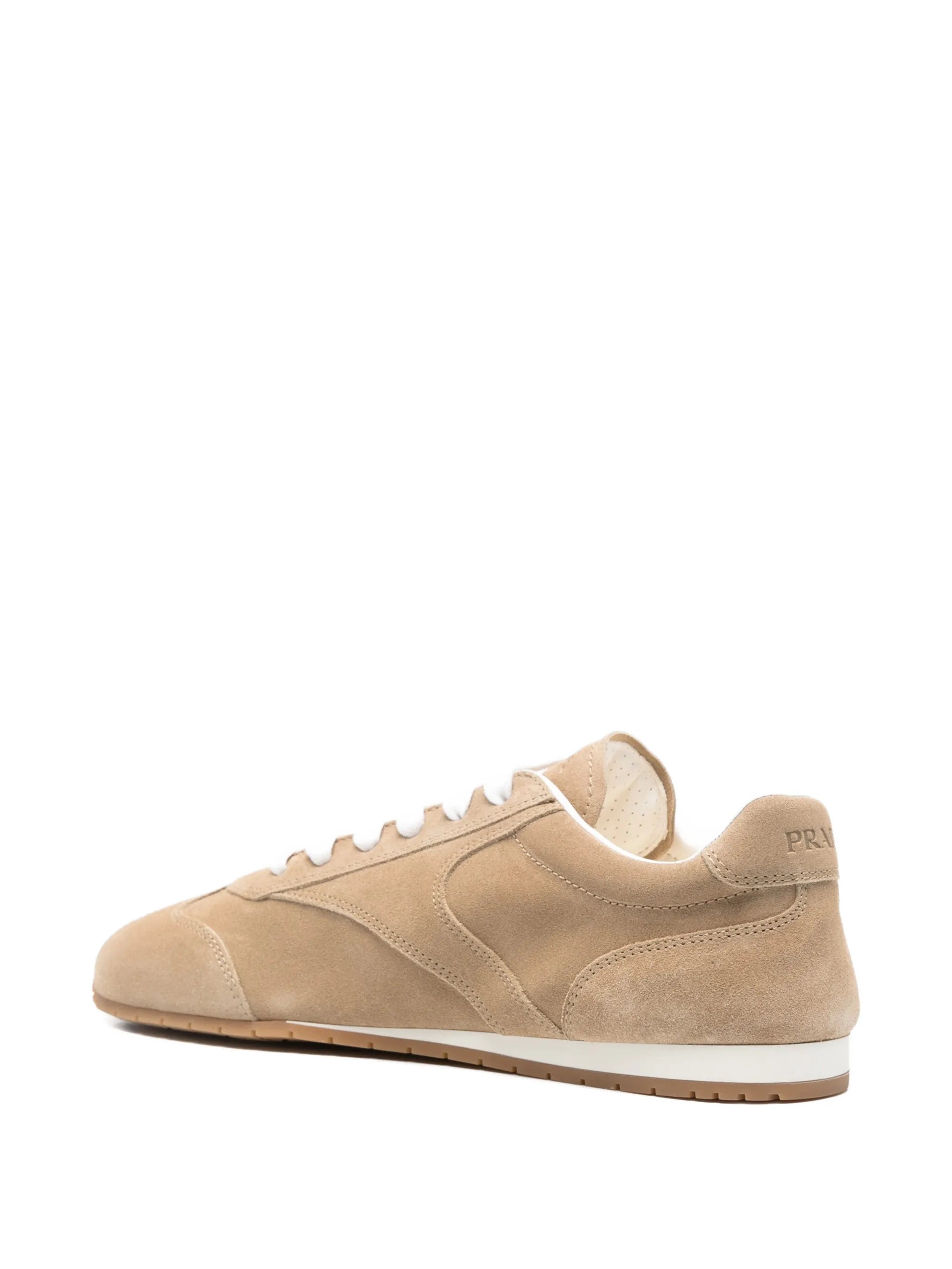suede lace-up sneakers