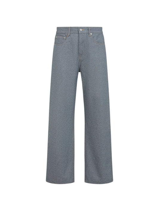 Nîmes embroidered-pocket jeans