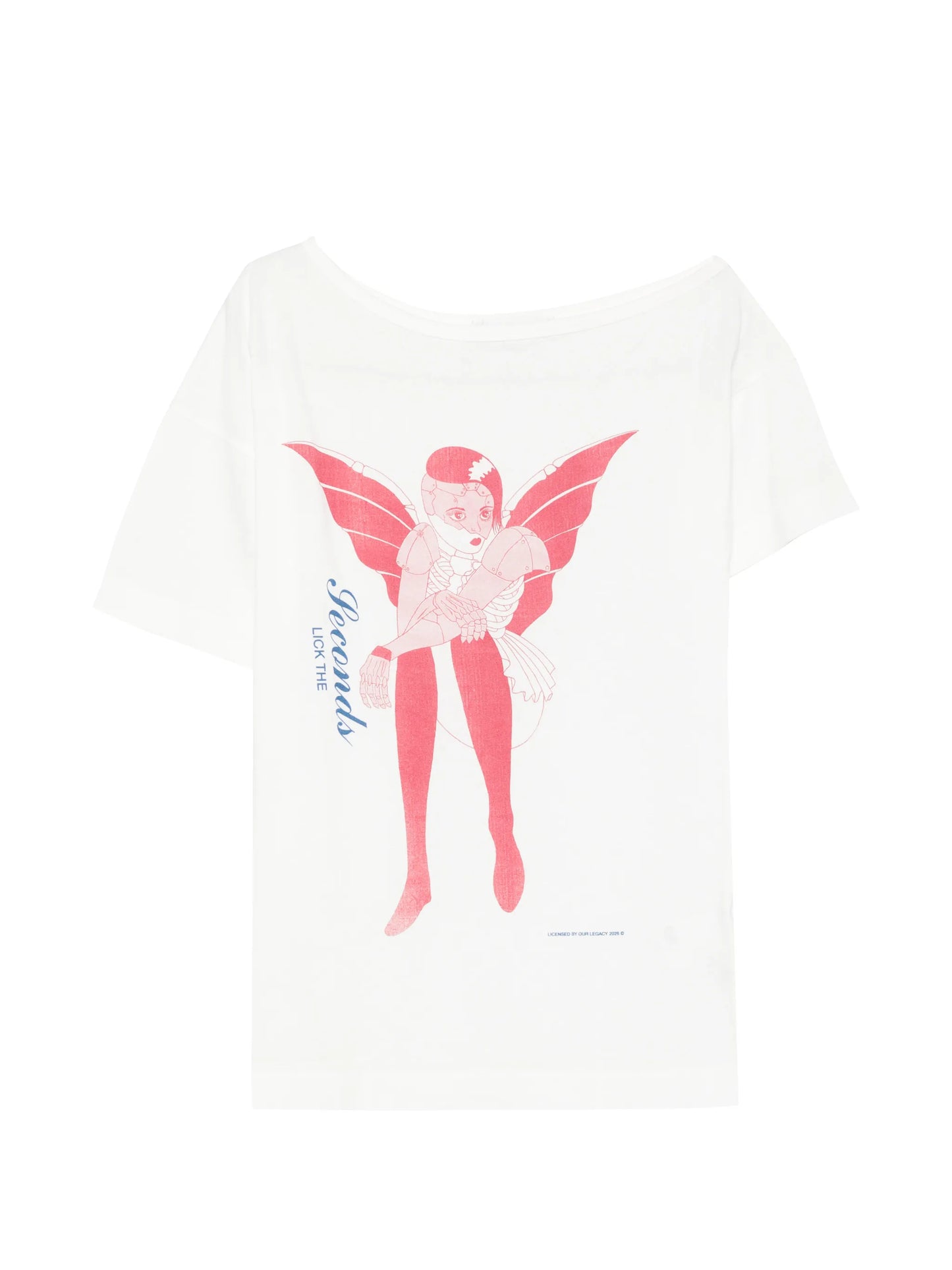 Slant printed T-shirt
