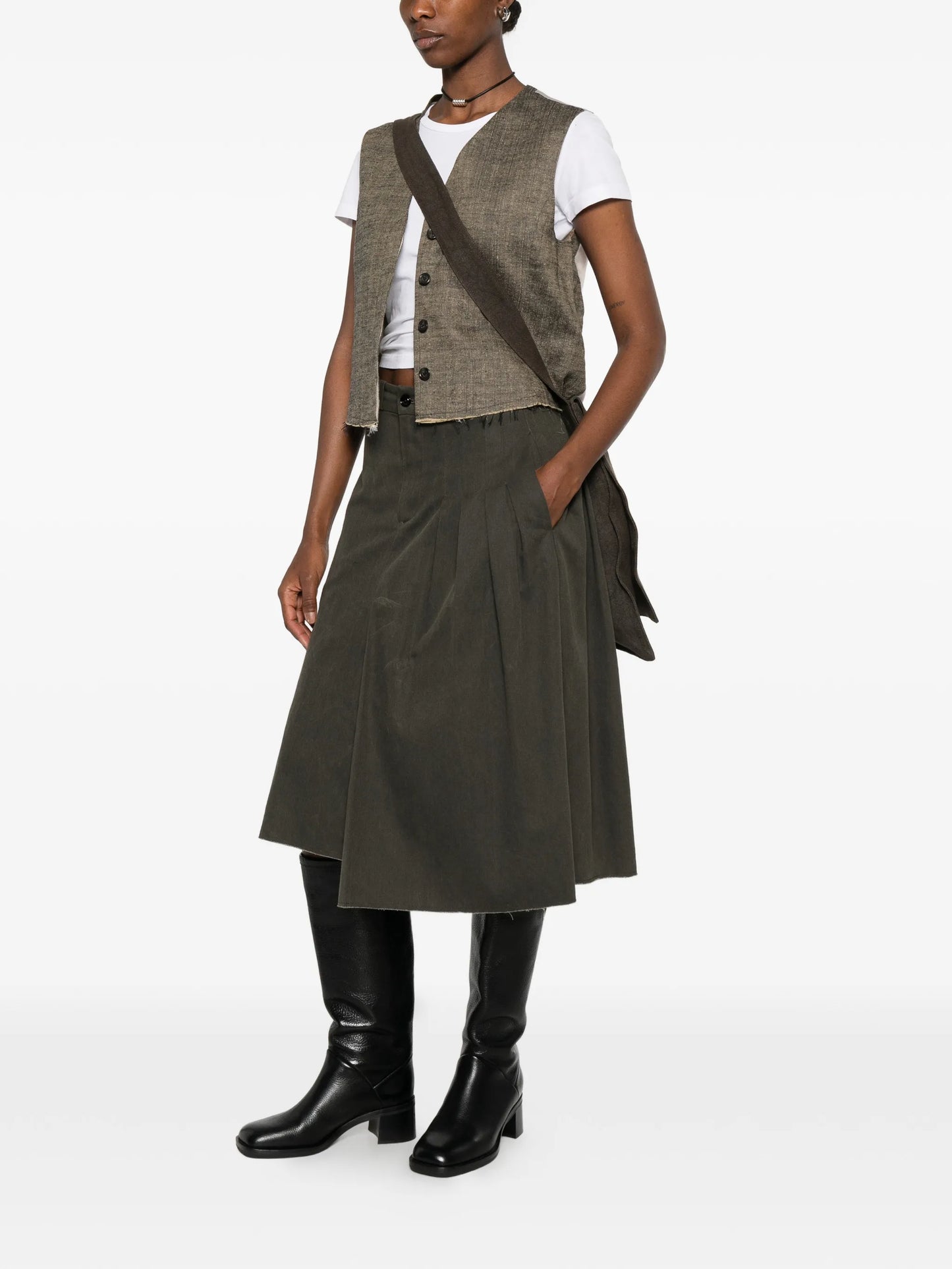 Base V-neck waistcoat