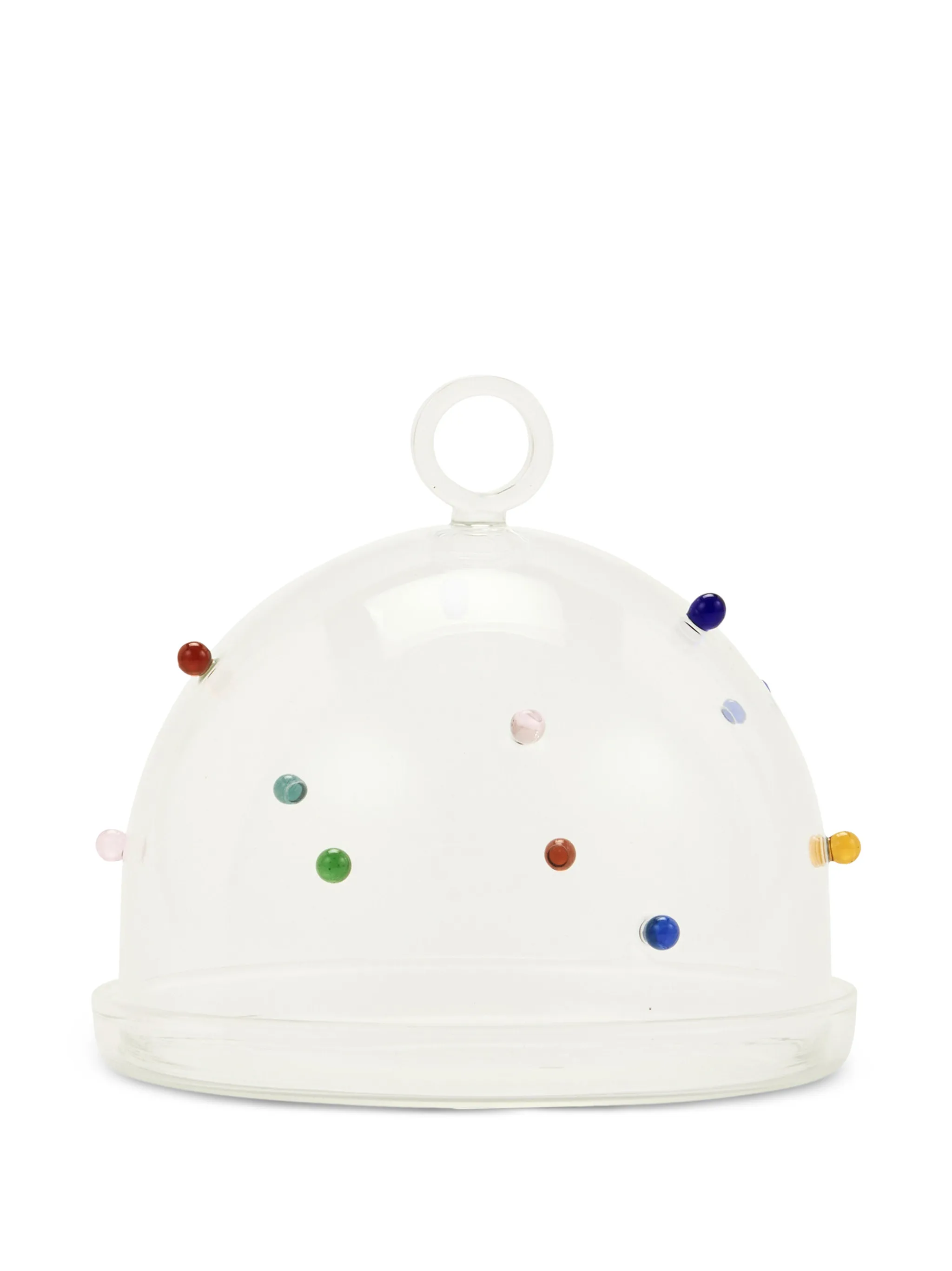 pomponette bell glass