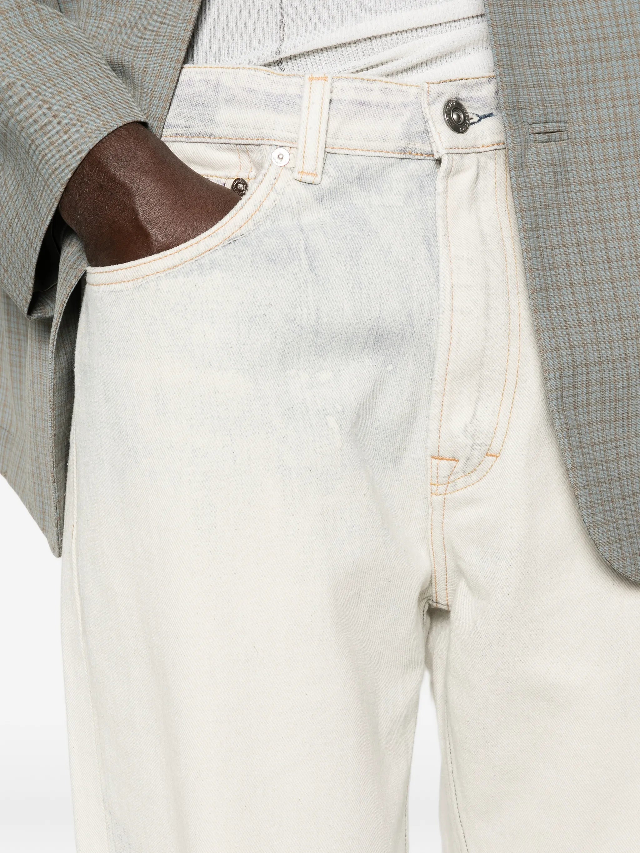 distressed jeans