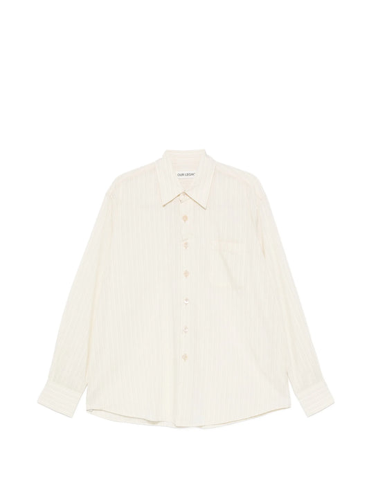 Above pinstriped shirt