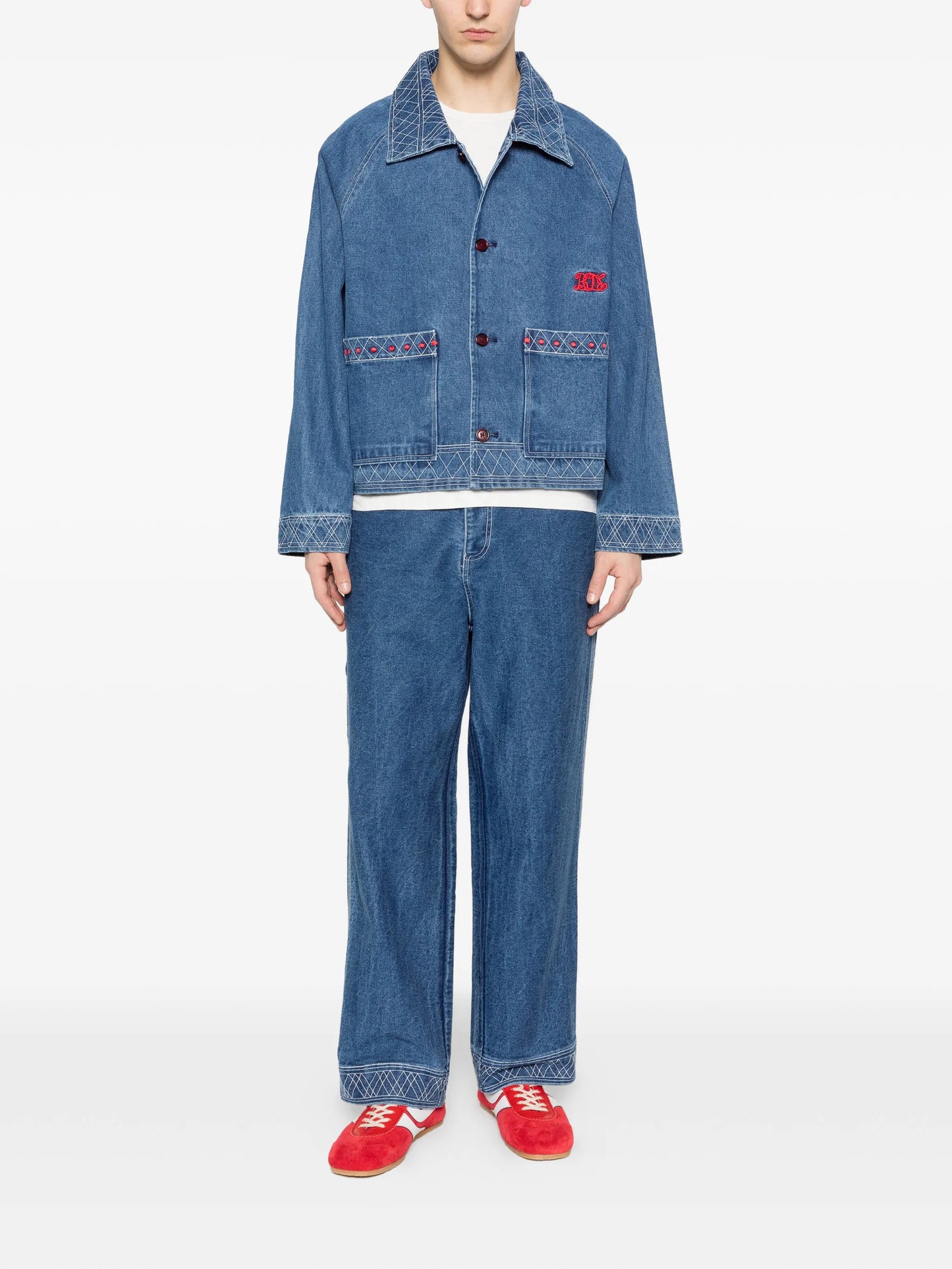embroidered trousers