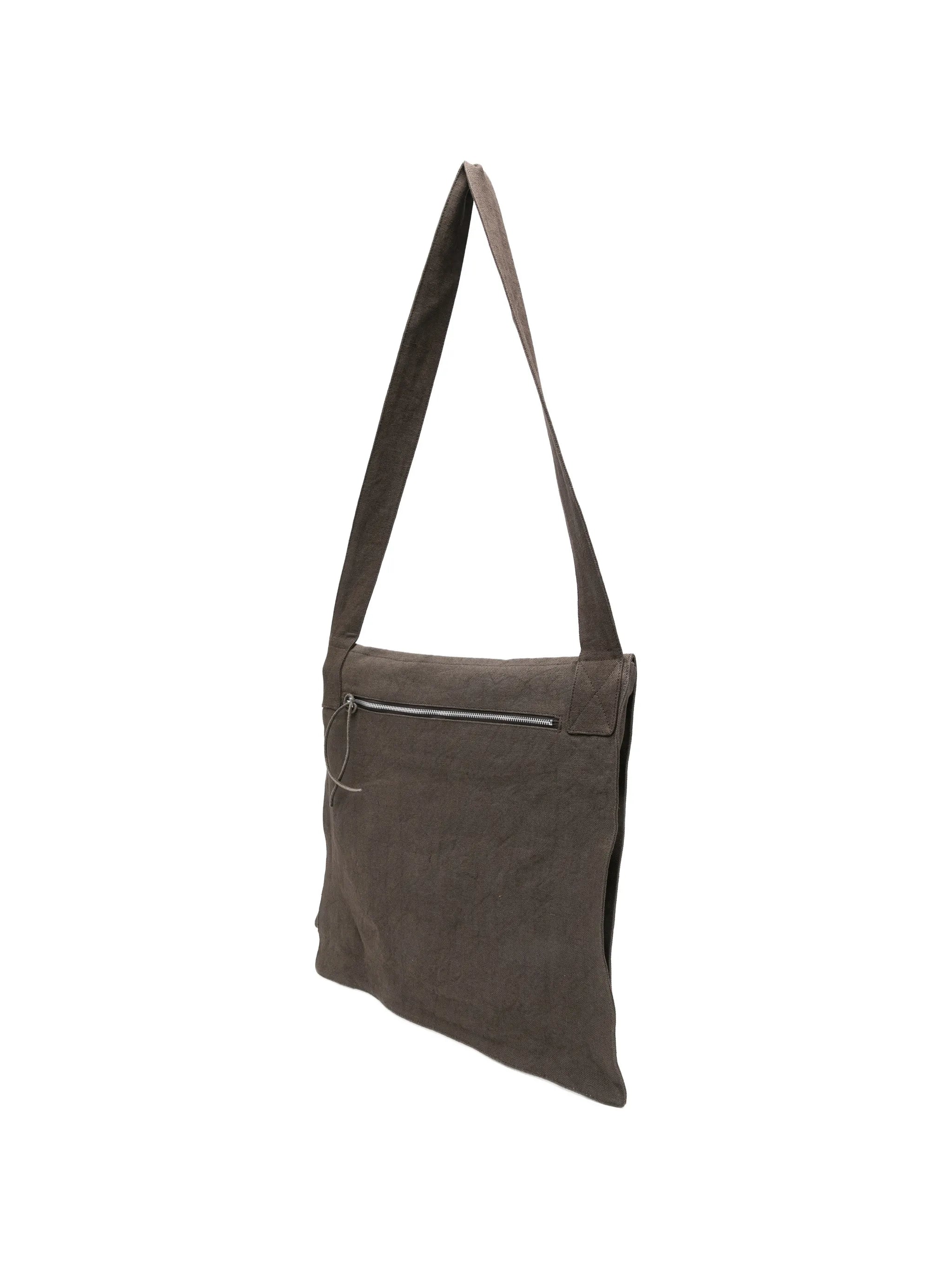 Slack cotton shoulder bag