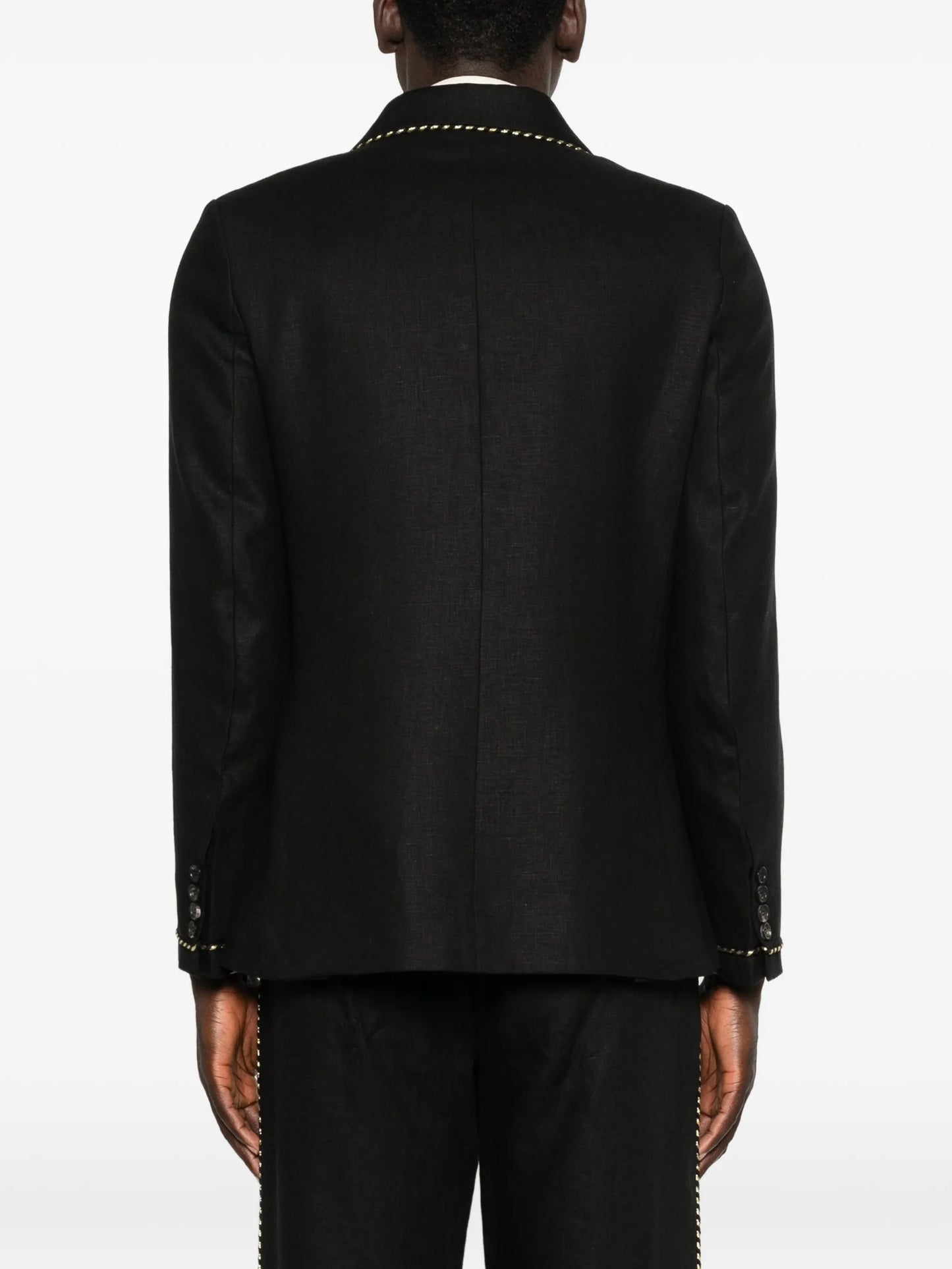 buttoned blazer