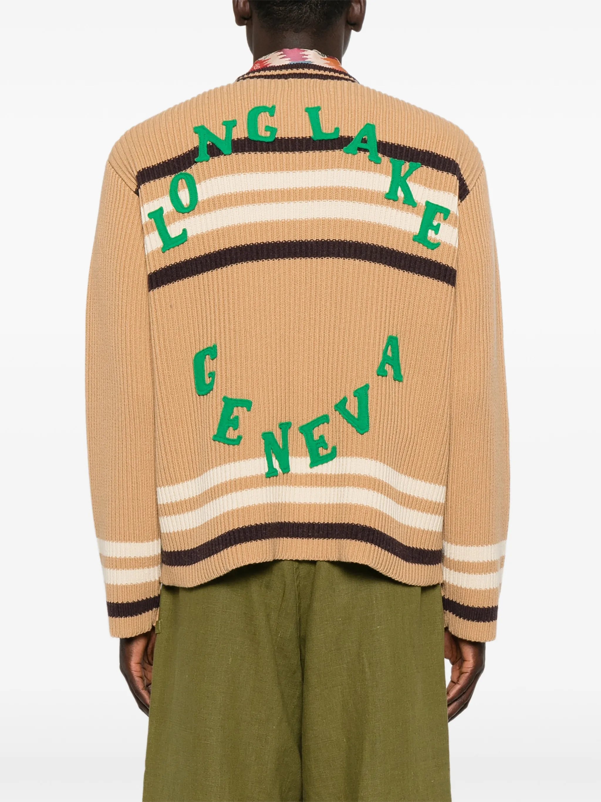 Timber stripe cardigan
