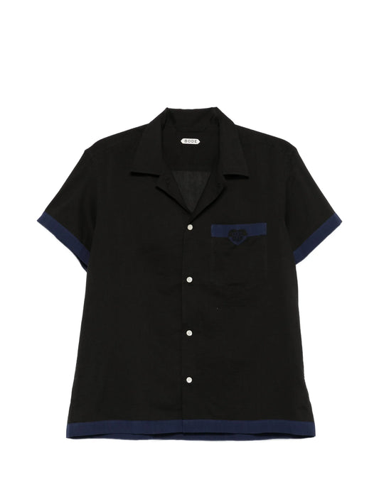 heart deco short-sleeve shirt