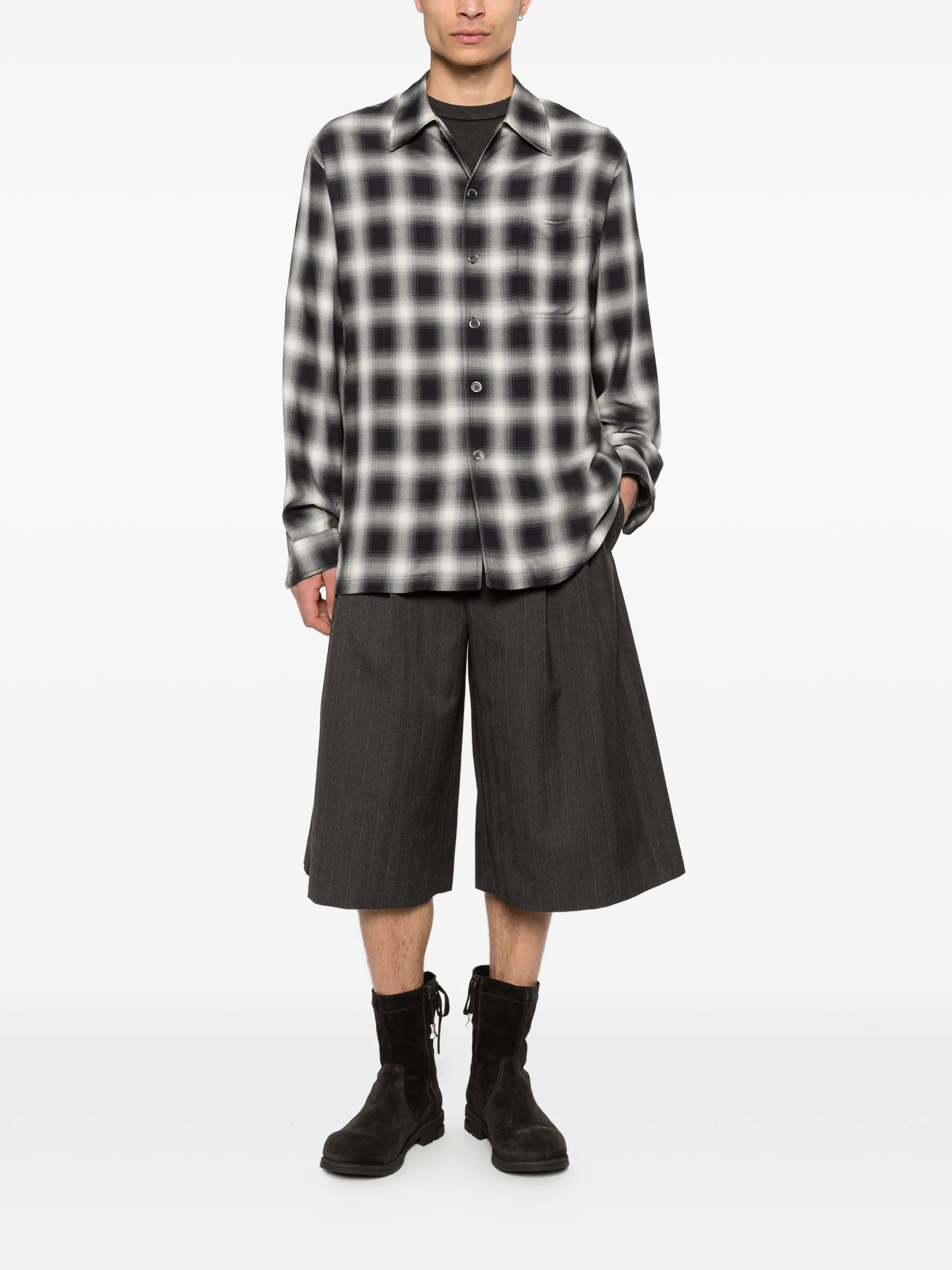 Every check-pattern button-down shirt