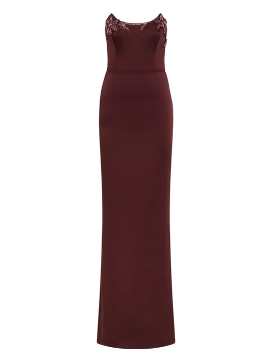 Alora strapless embellished maxi dress