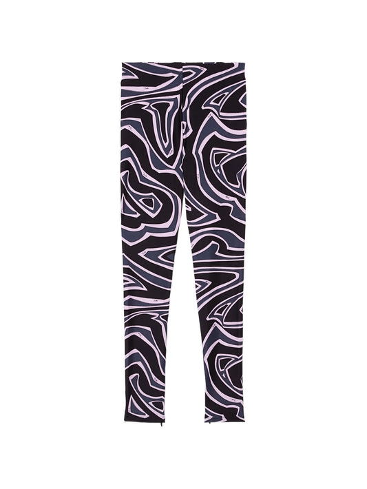 Labirinto-print leggings