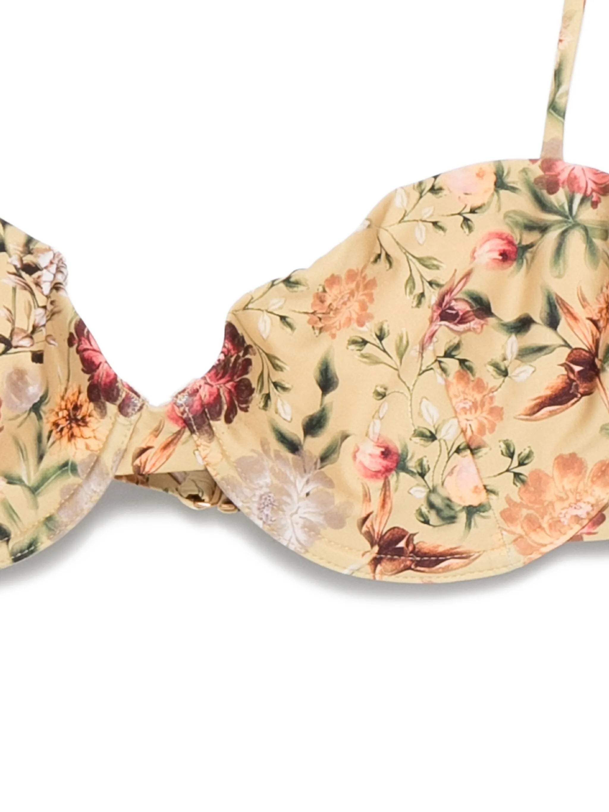 floral bikini top