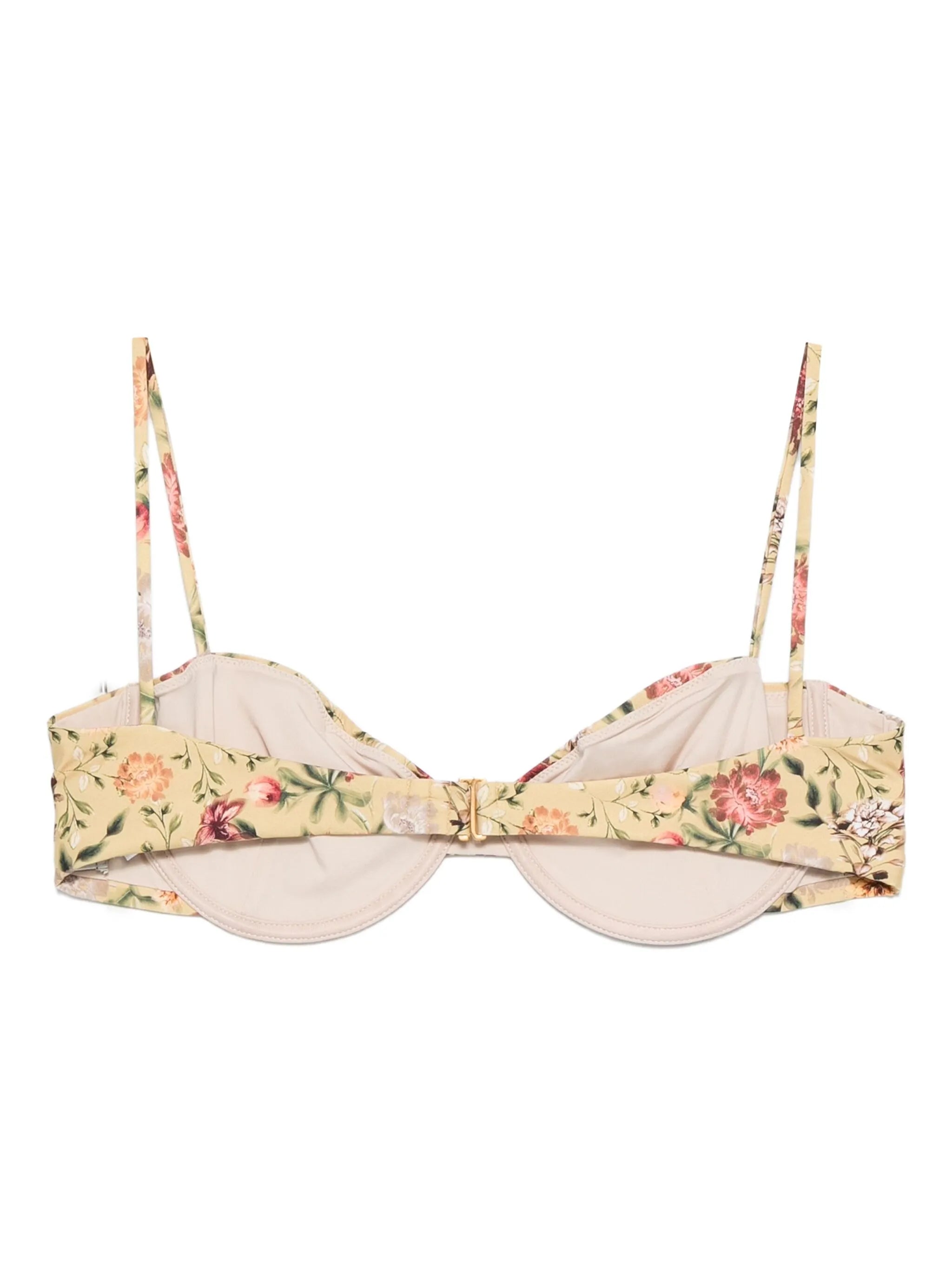 floral bikini top