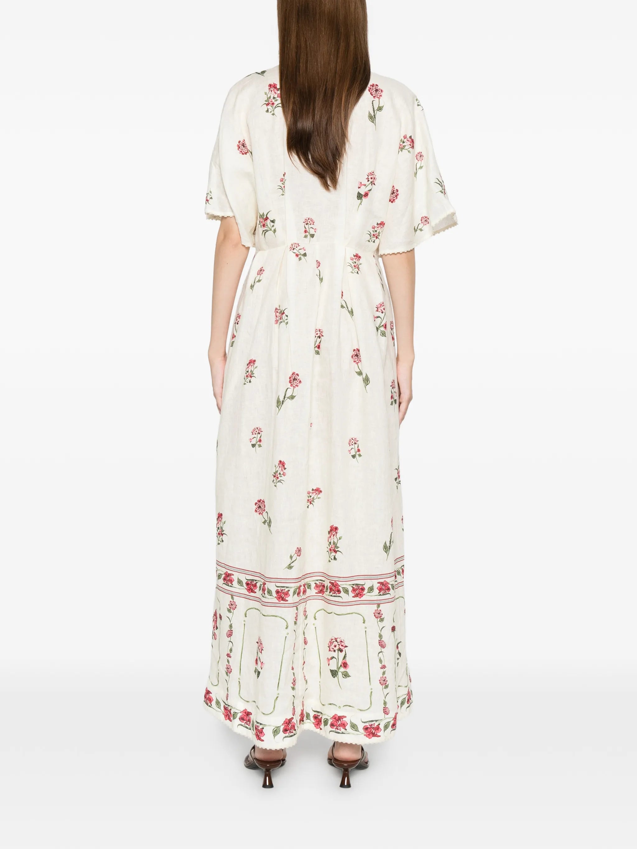 Gesto Quebrada floral maxi dress