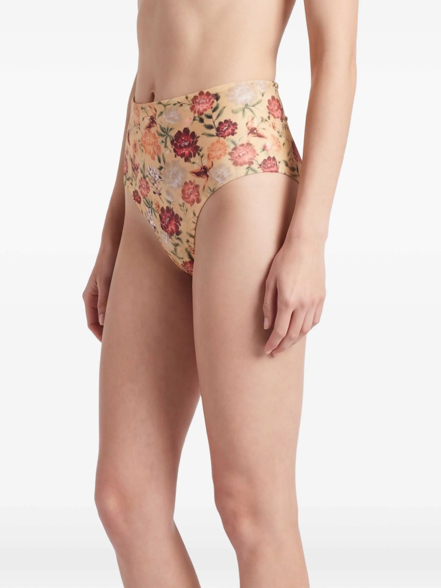 Magenta Paramo high-waist bikini bottom