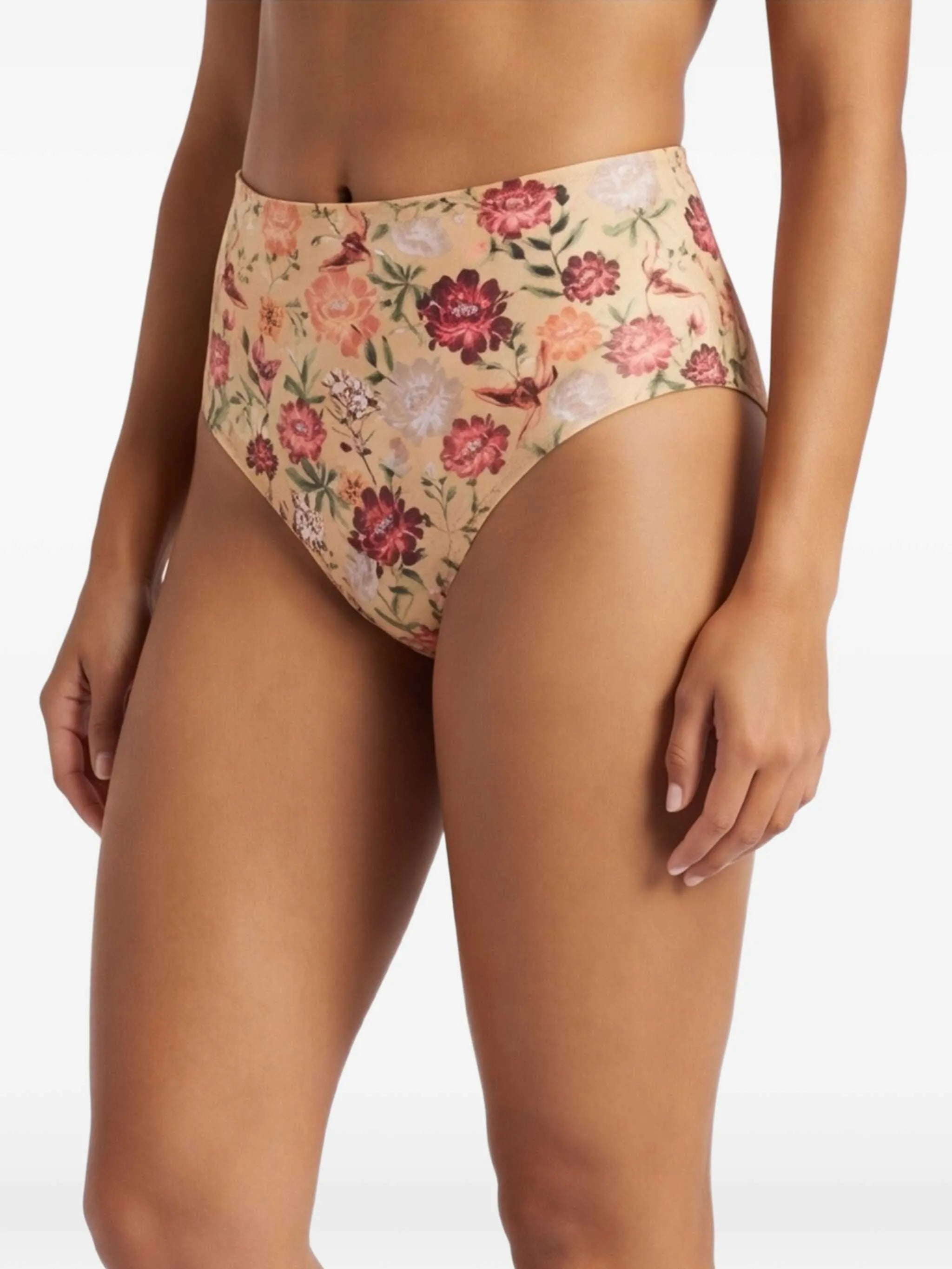 Magenta Paramo high-waist bikini bottom