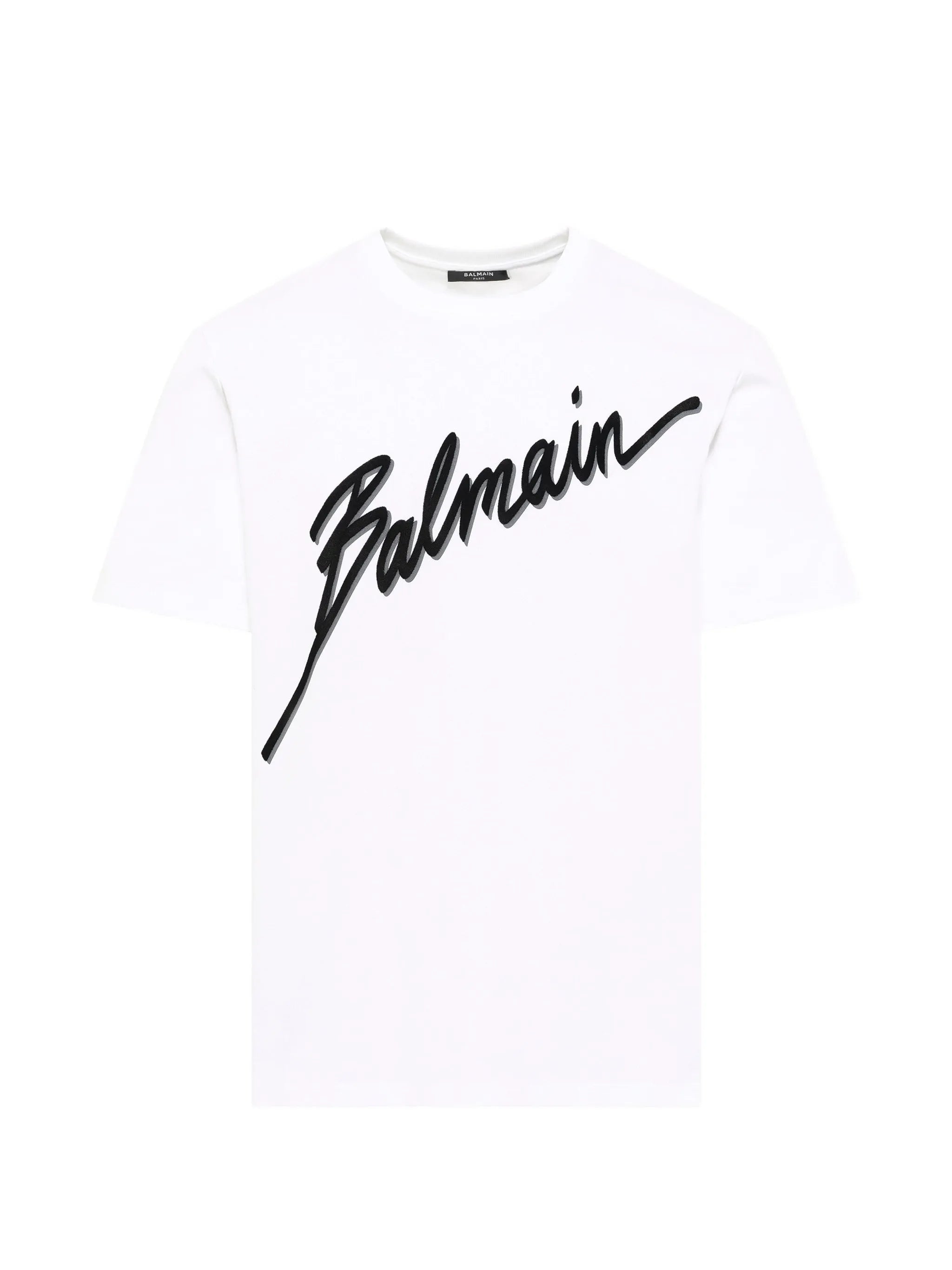 logo-embroidered T-shirt