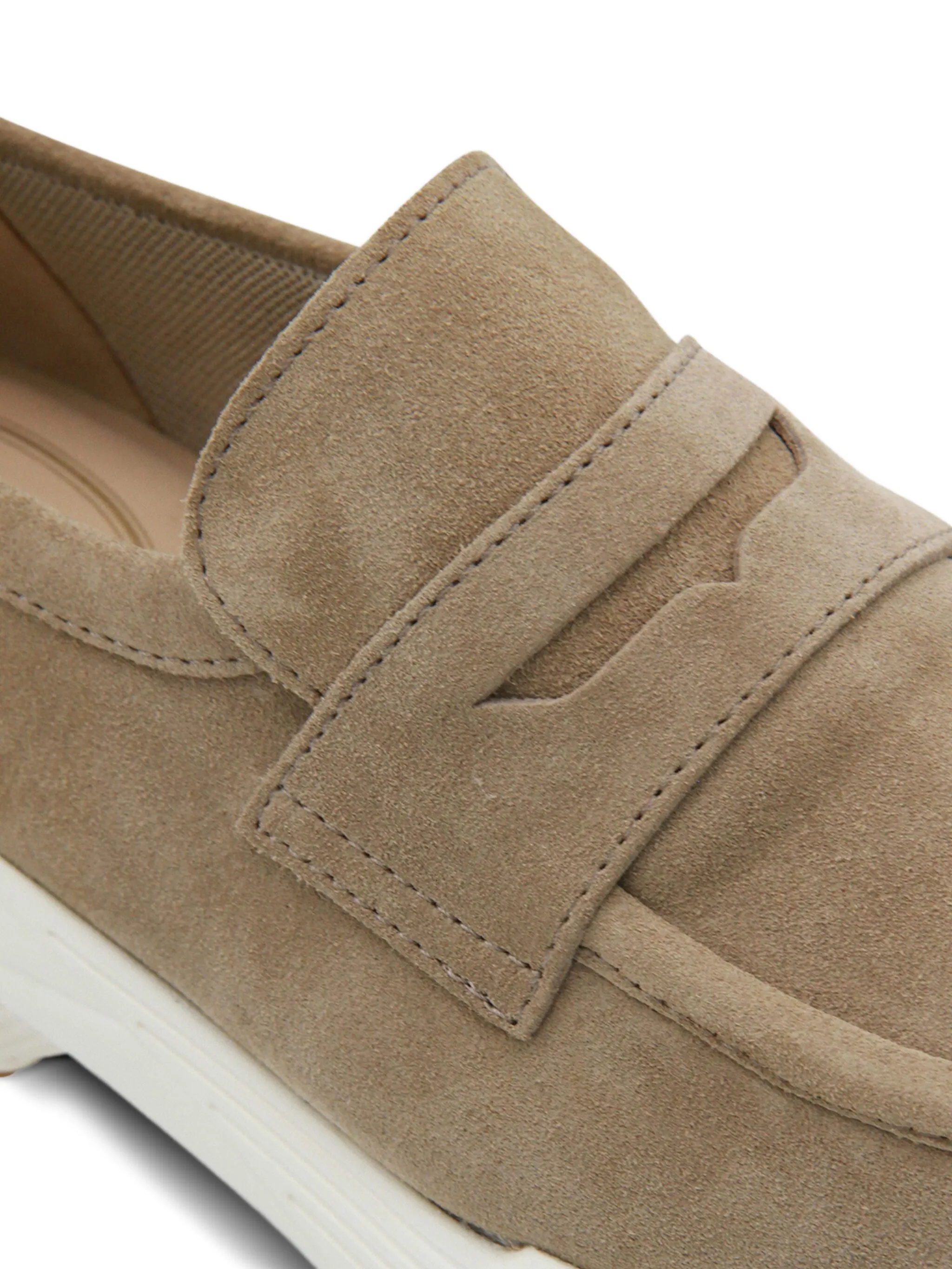 penny leather slip-on sneakers