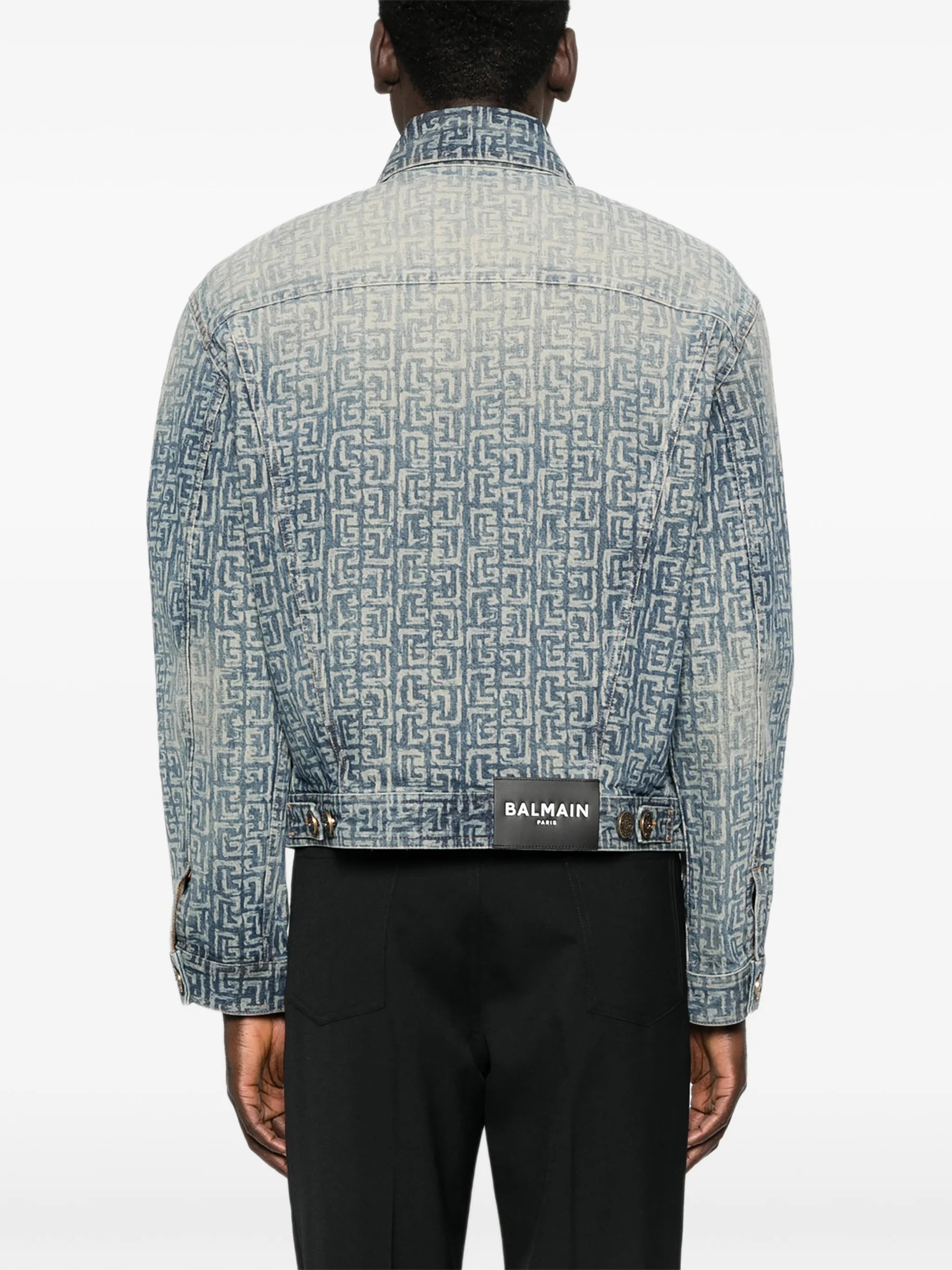 monogram denim jacket
