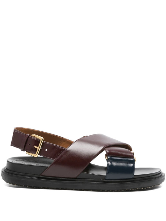 crisscross strap sandals
