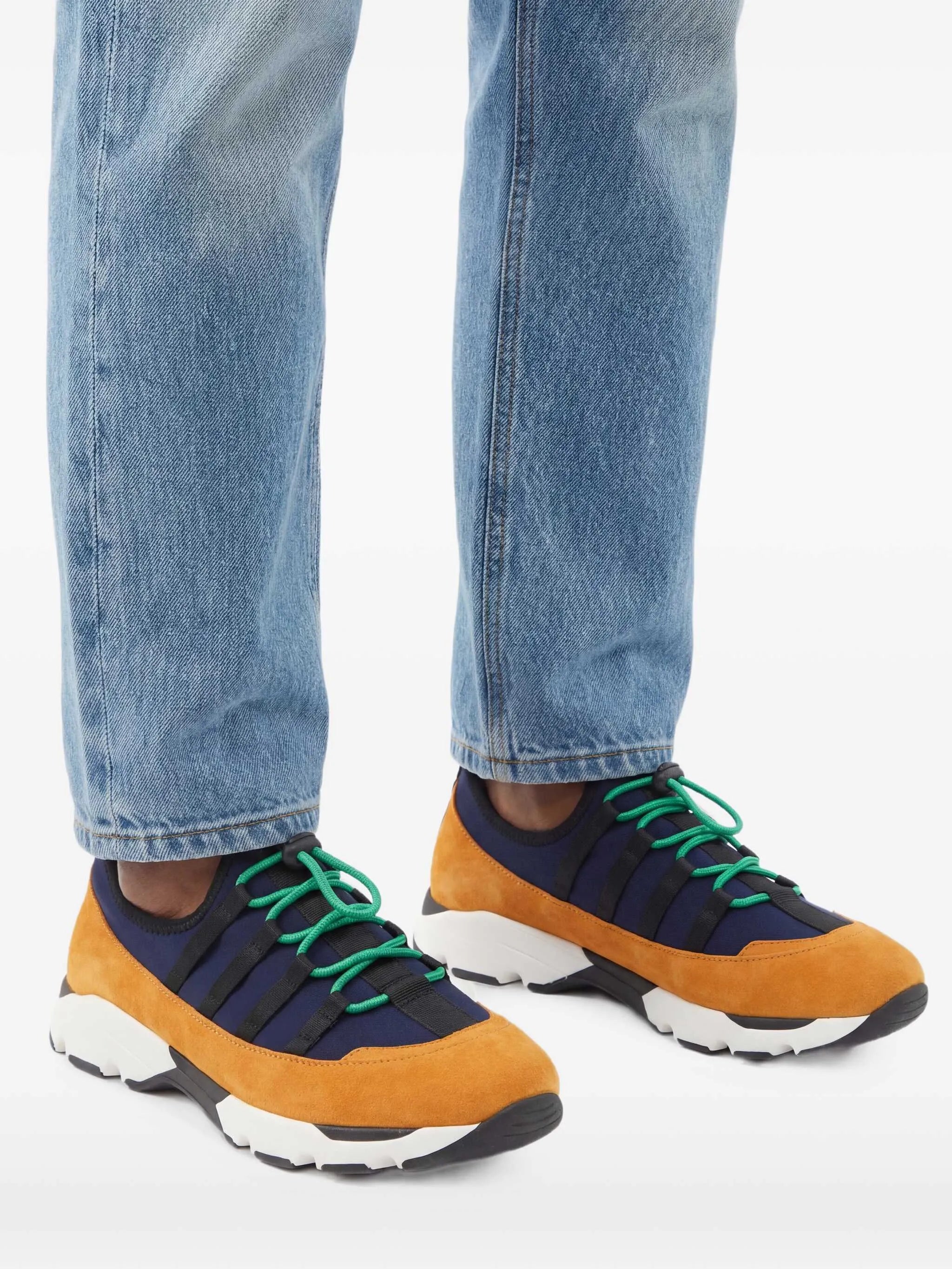 drawstring running sneakers