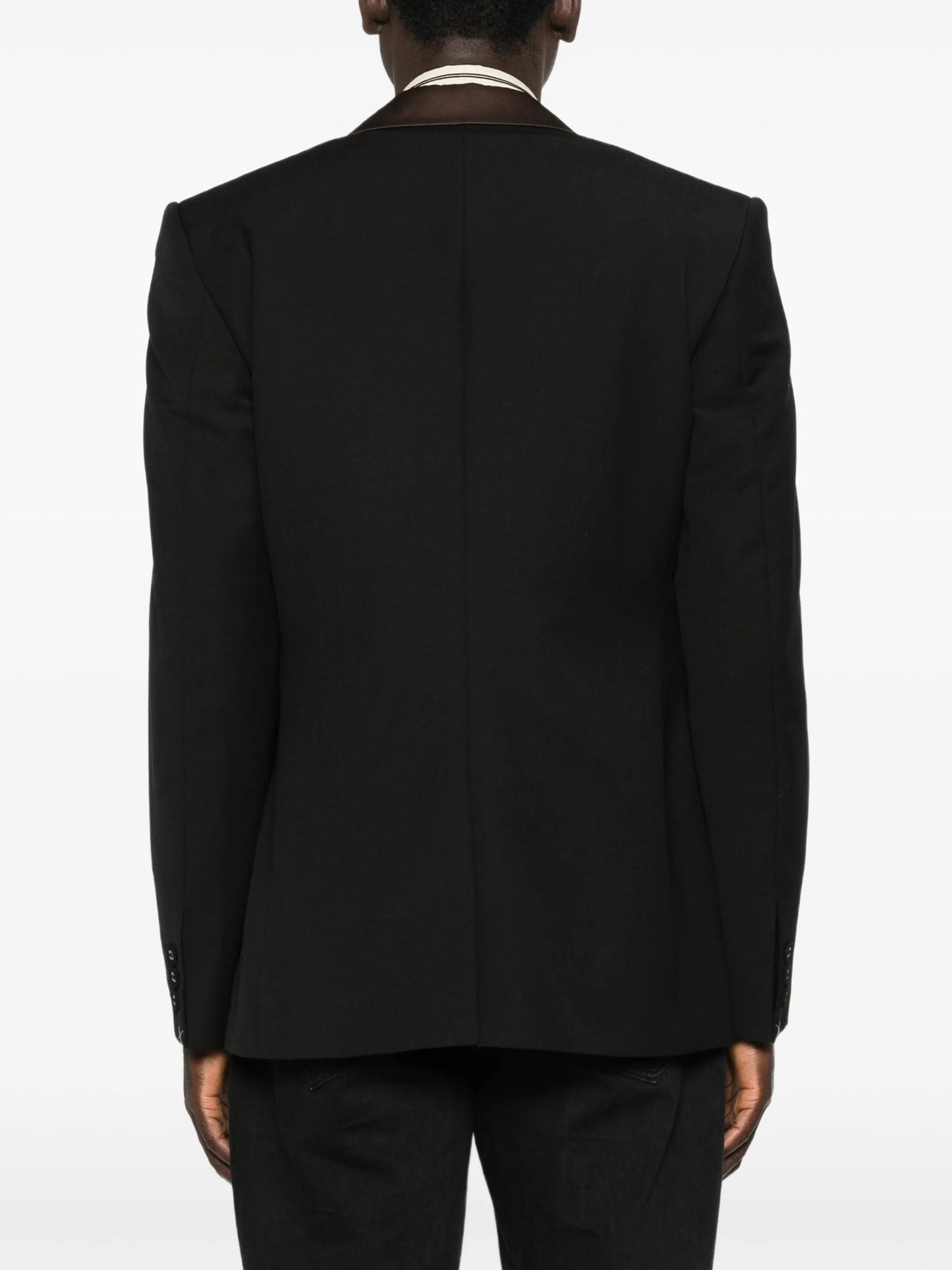 single-breasted blazer