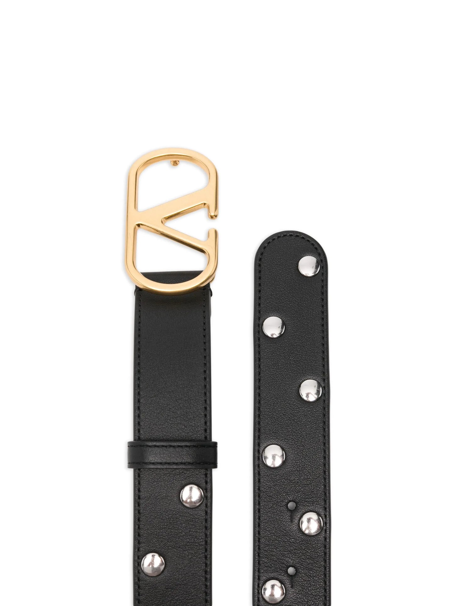 VLogo Signature leather belt