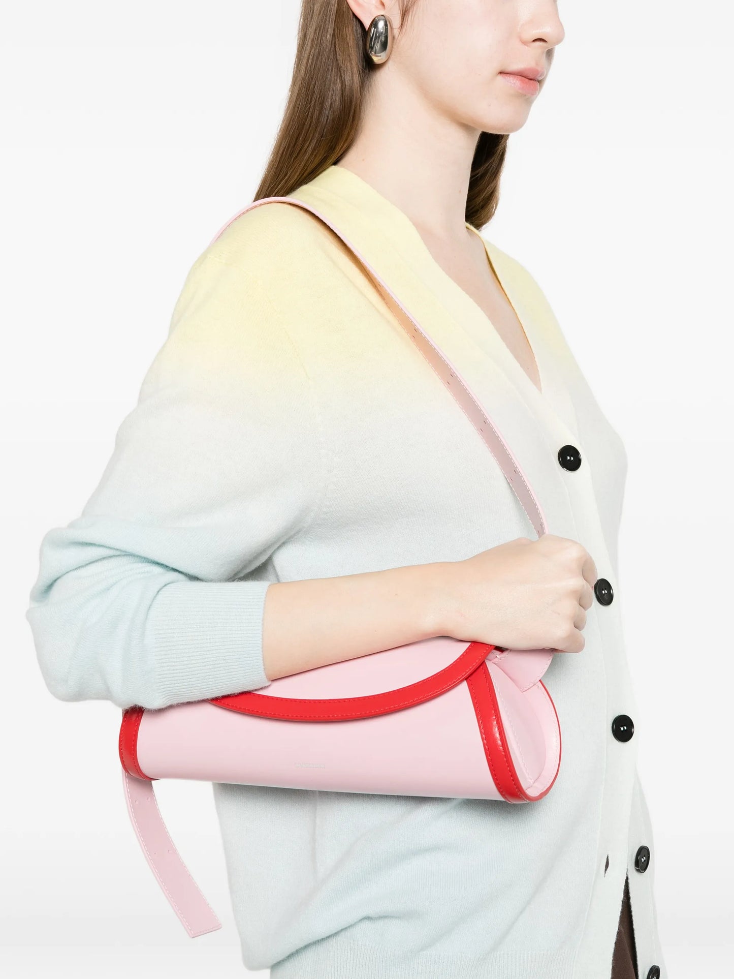 Cannolo bicolour shoulder bag