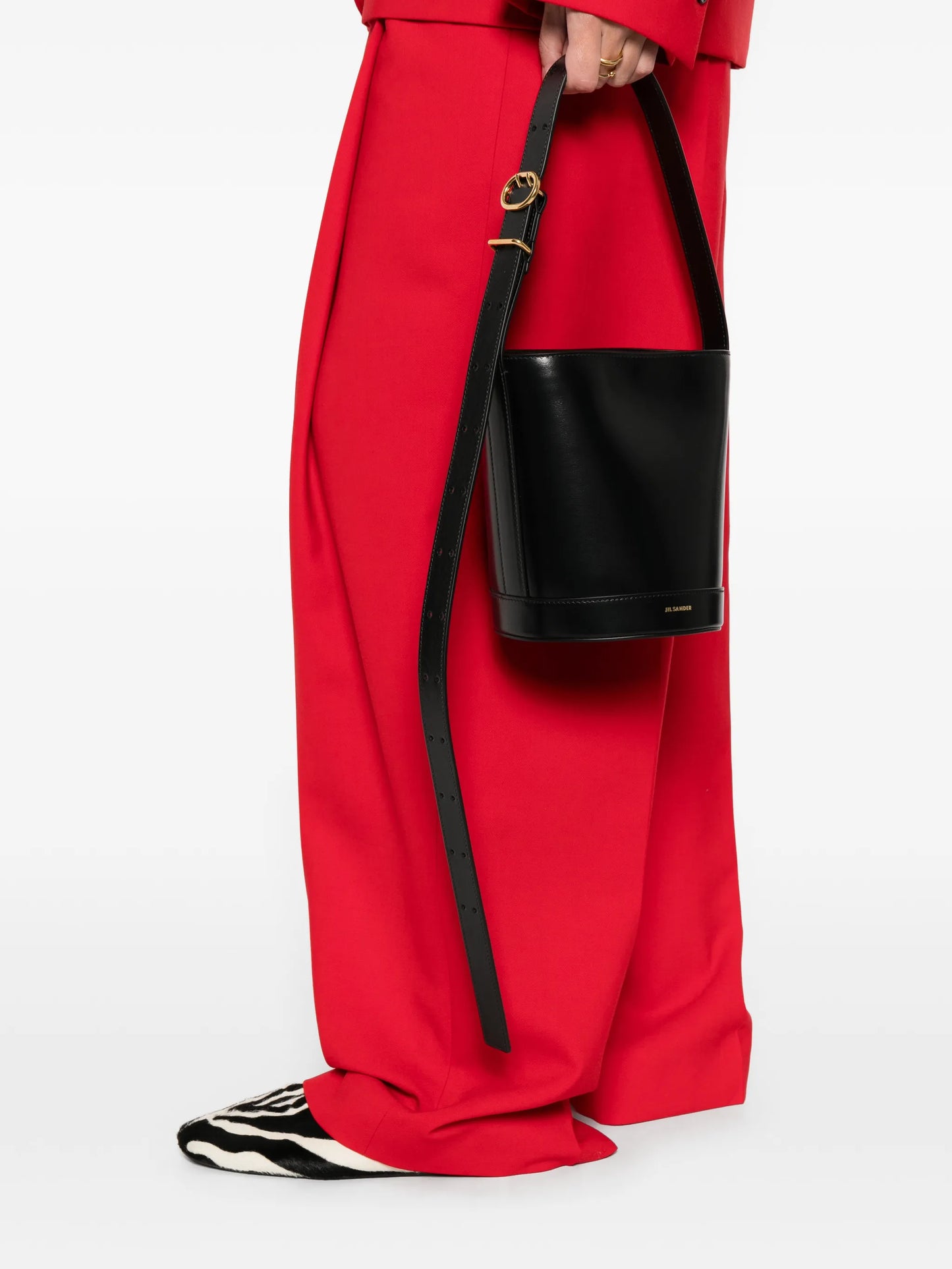 Cannolo logo-lettering bucket bag