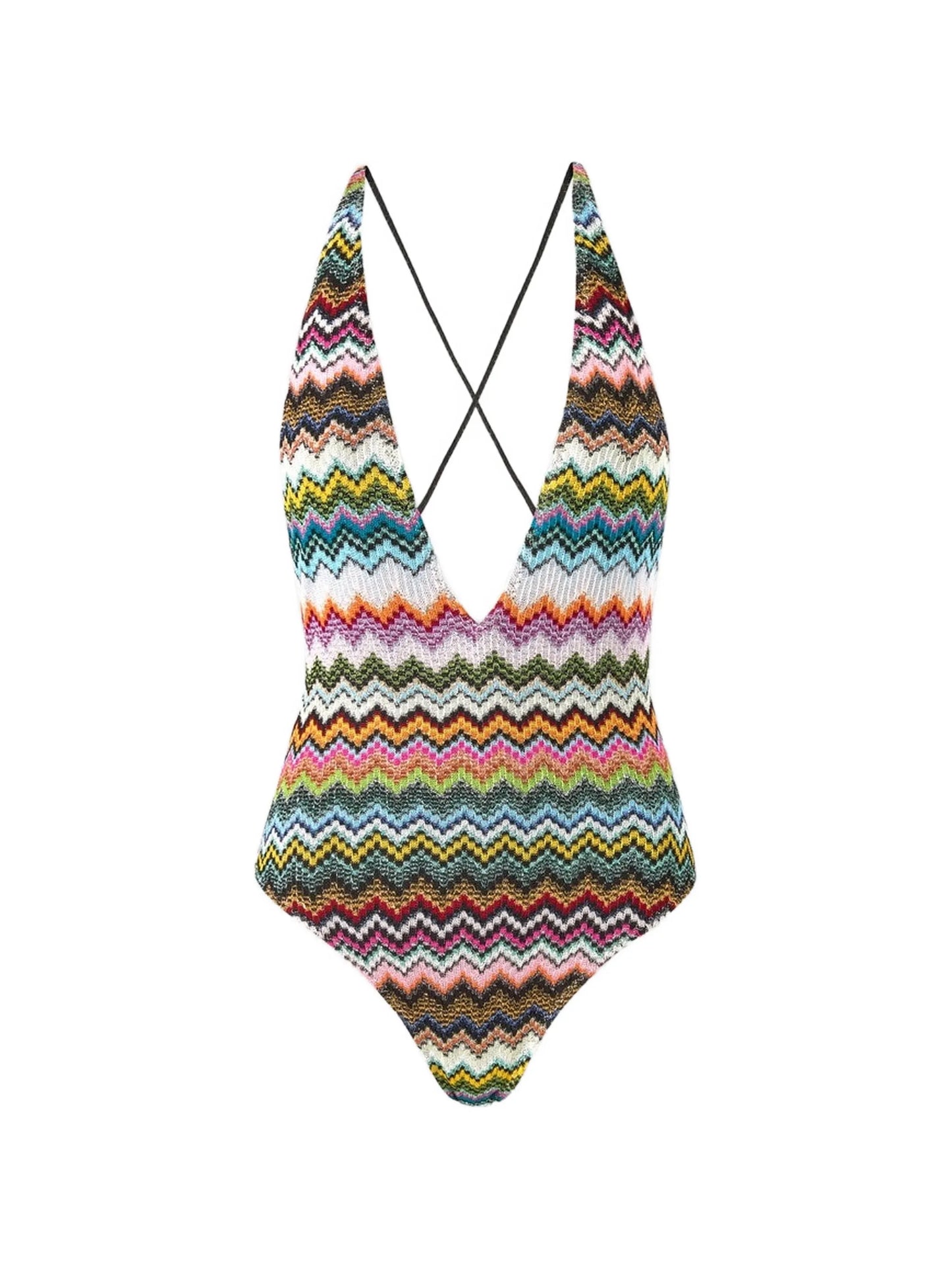 V-neck swimsuit