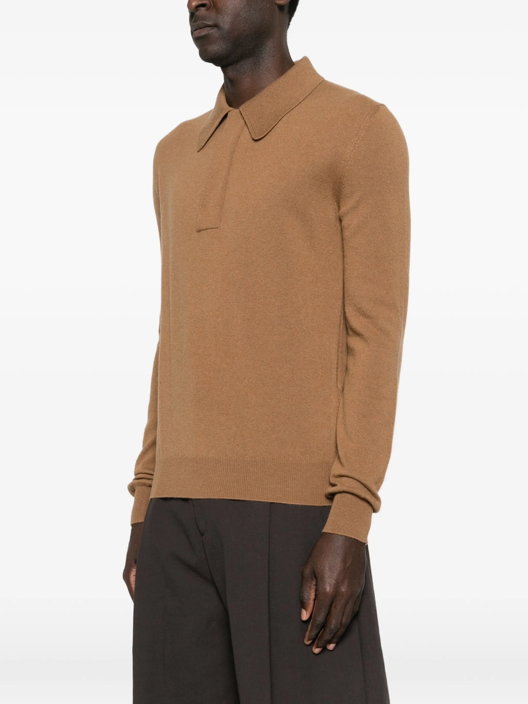 long-sleeved polo shirt