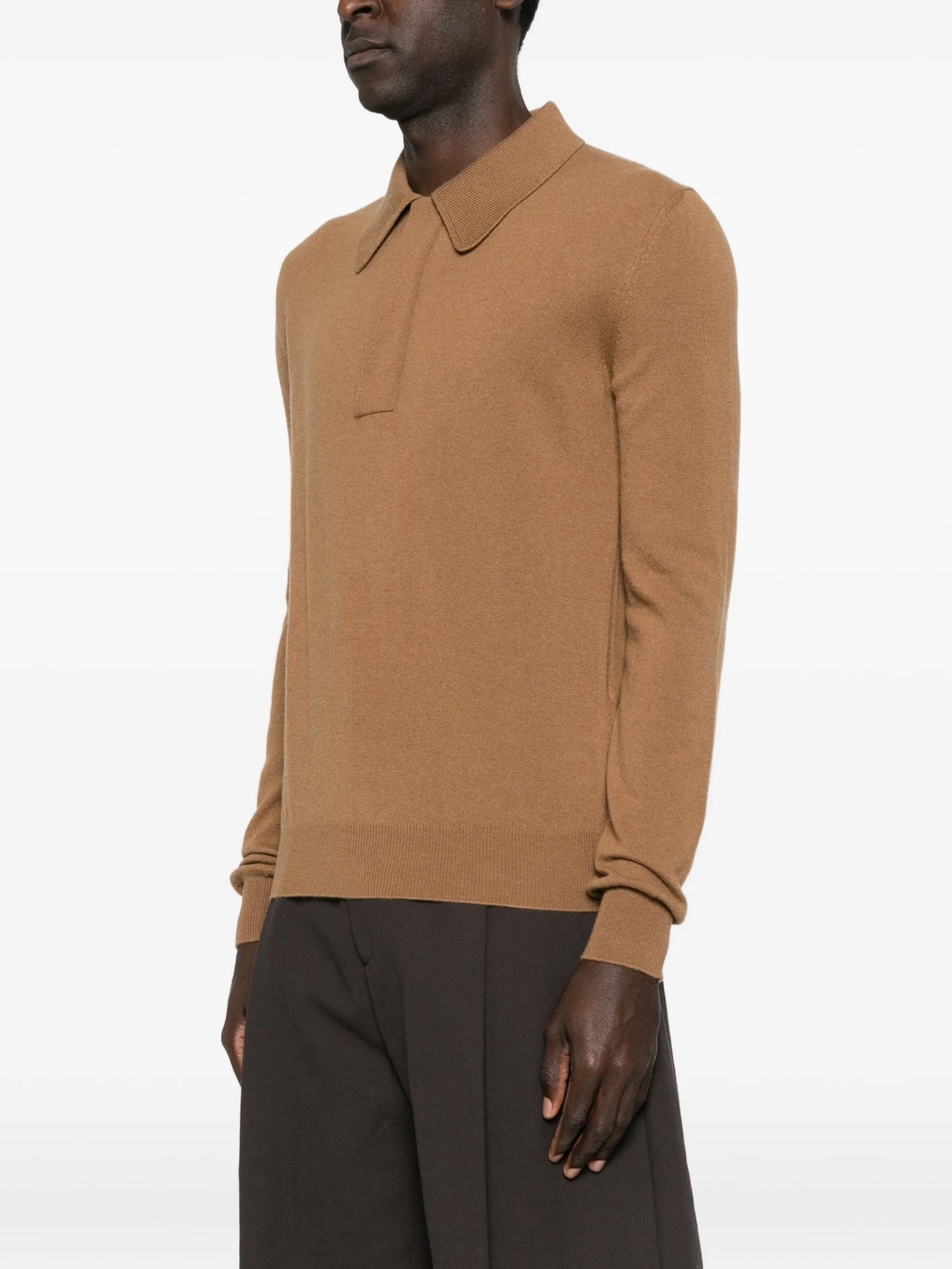 long-sleeved polo shirt