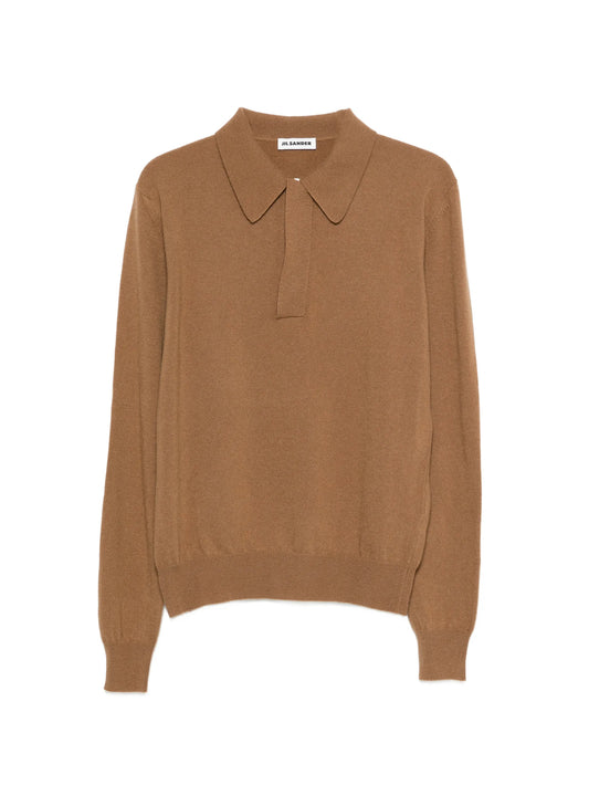long-sleeved polo shirt