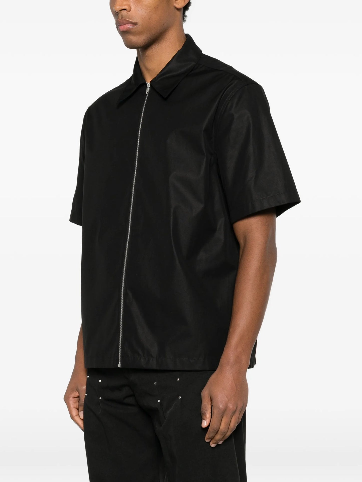 zip-up shirt
