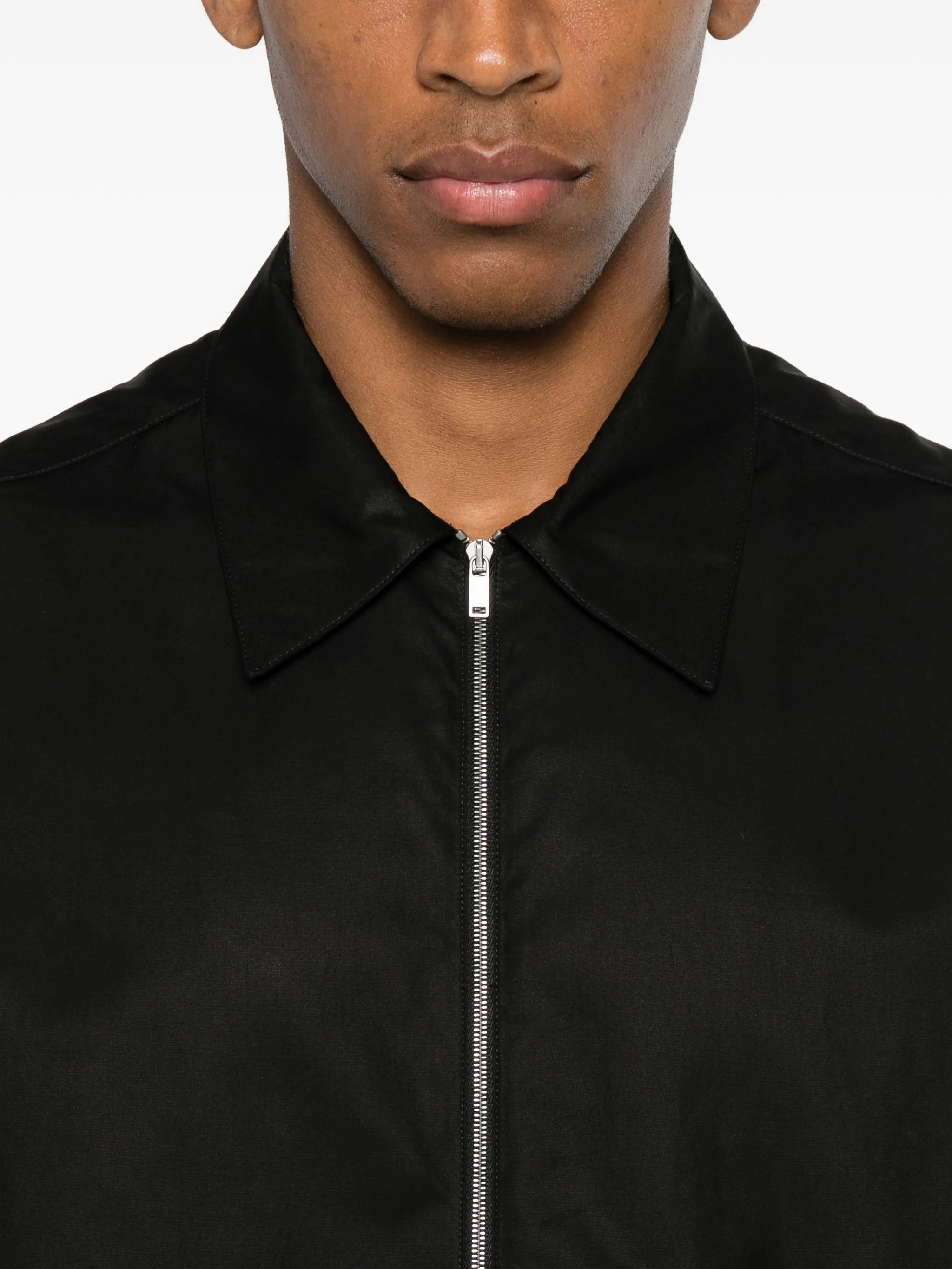 zip-up shirt