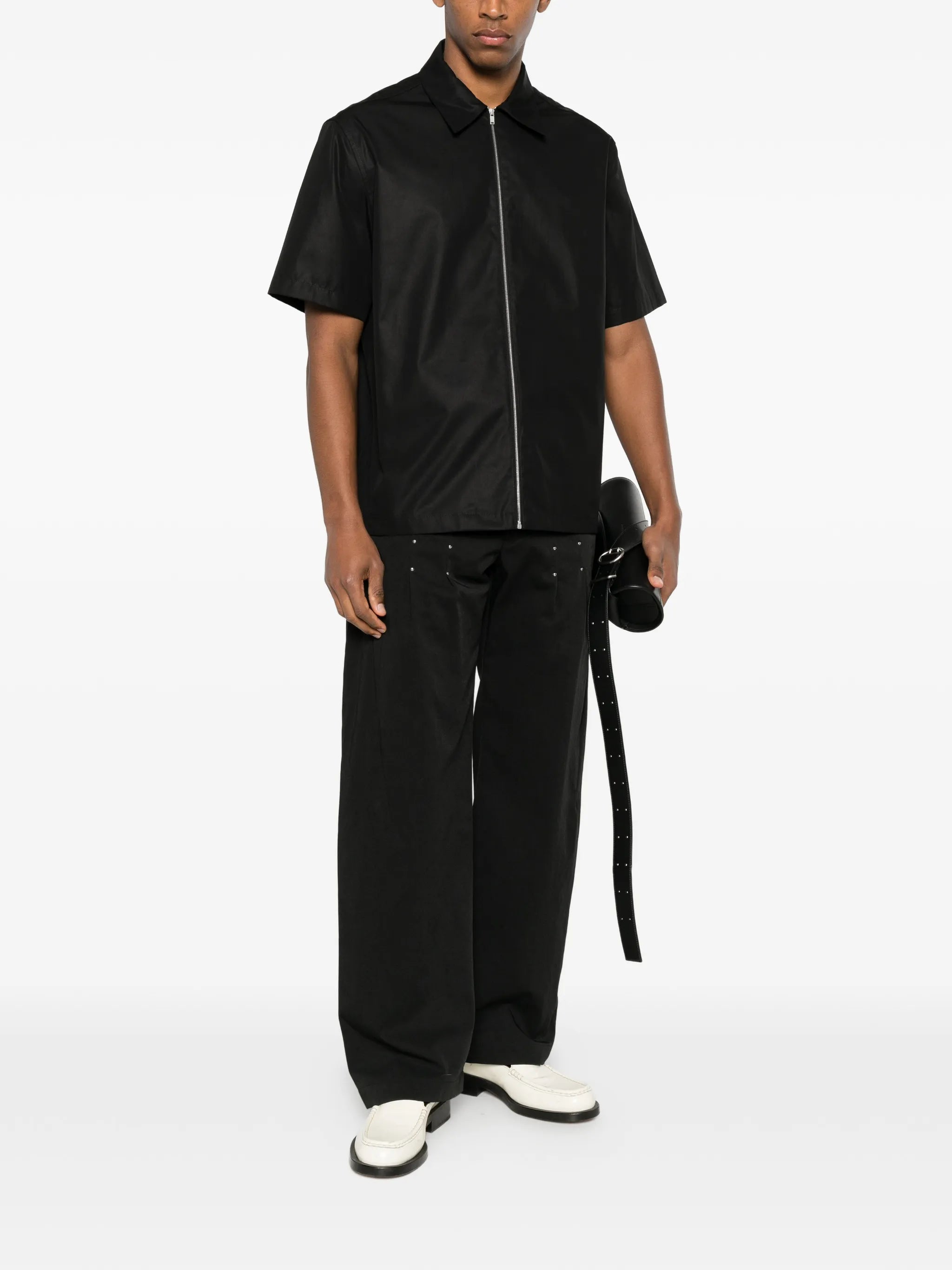zip-up shirt
